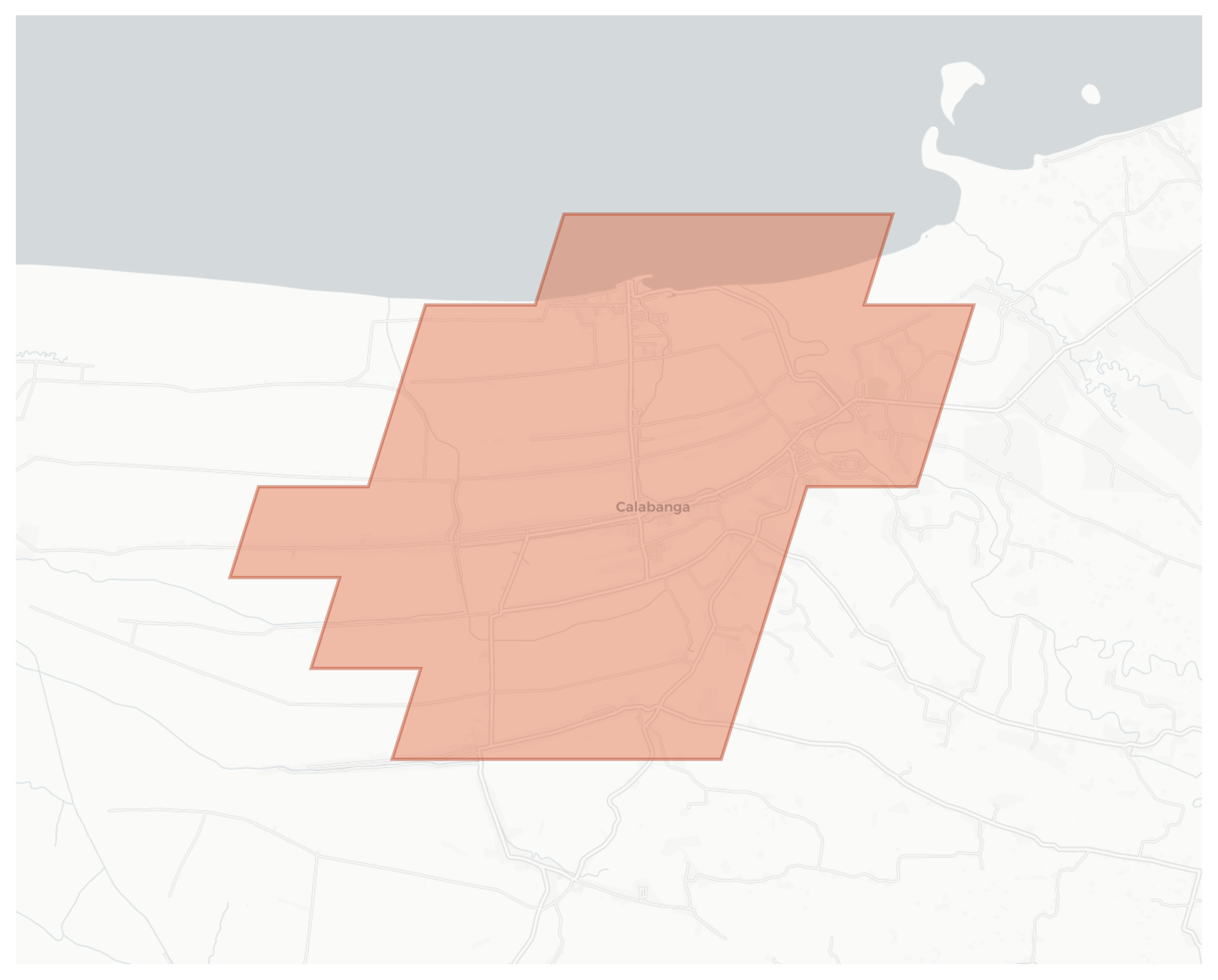 Calabanga geographic map