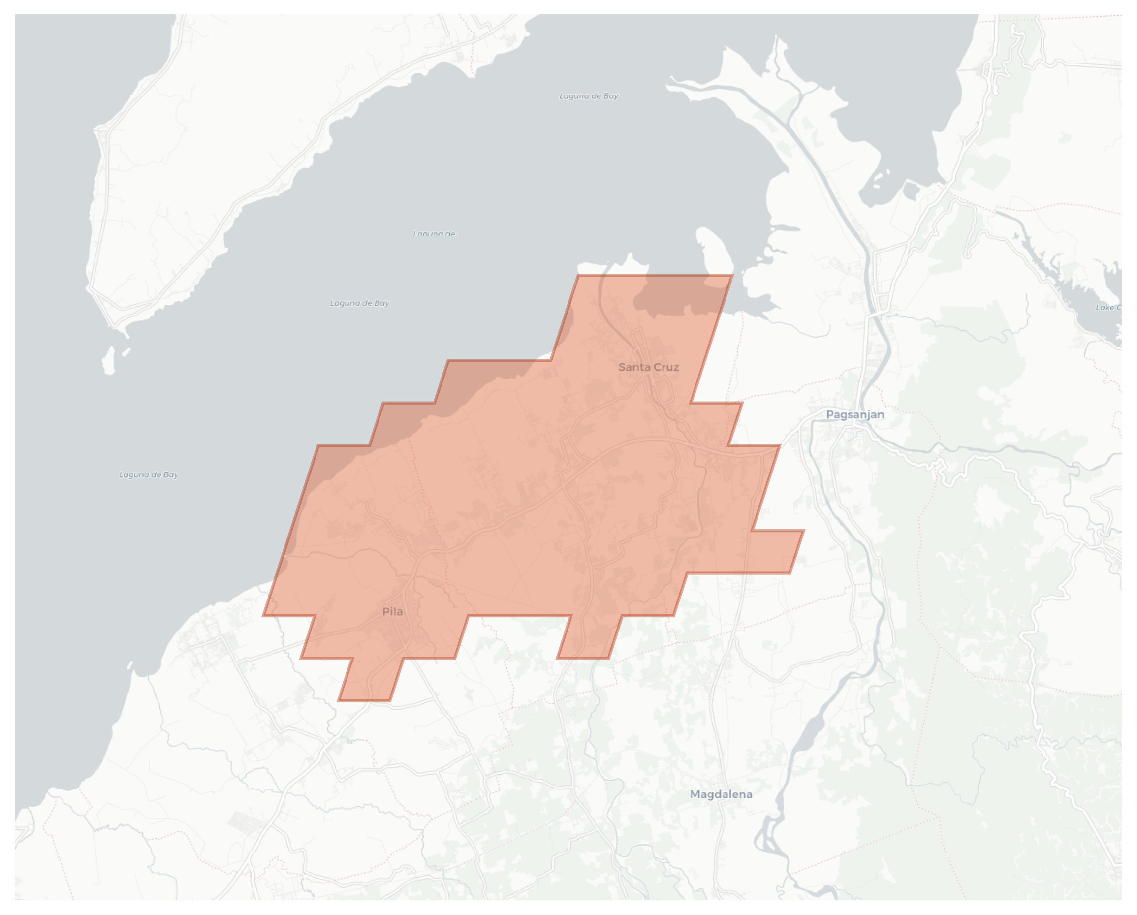 Santa Cruz geographic map