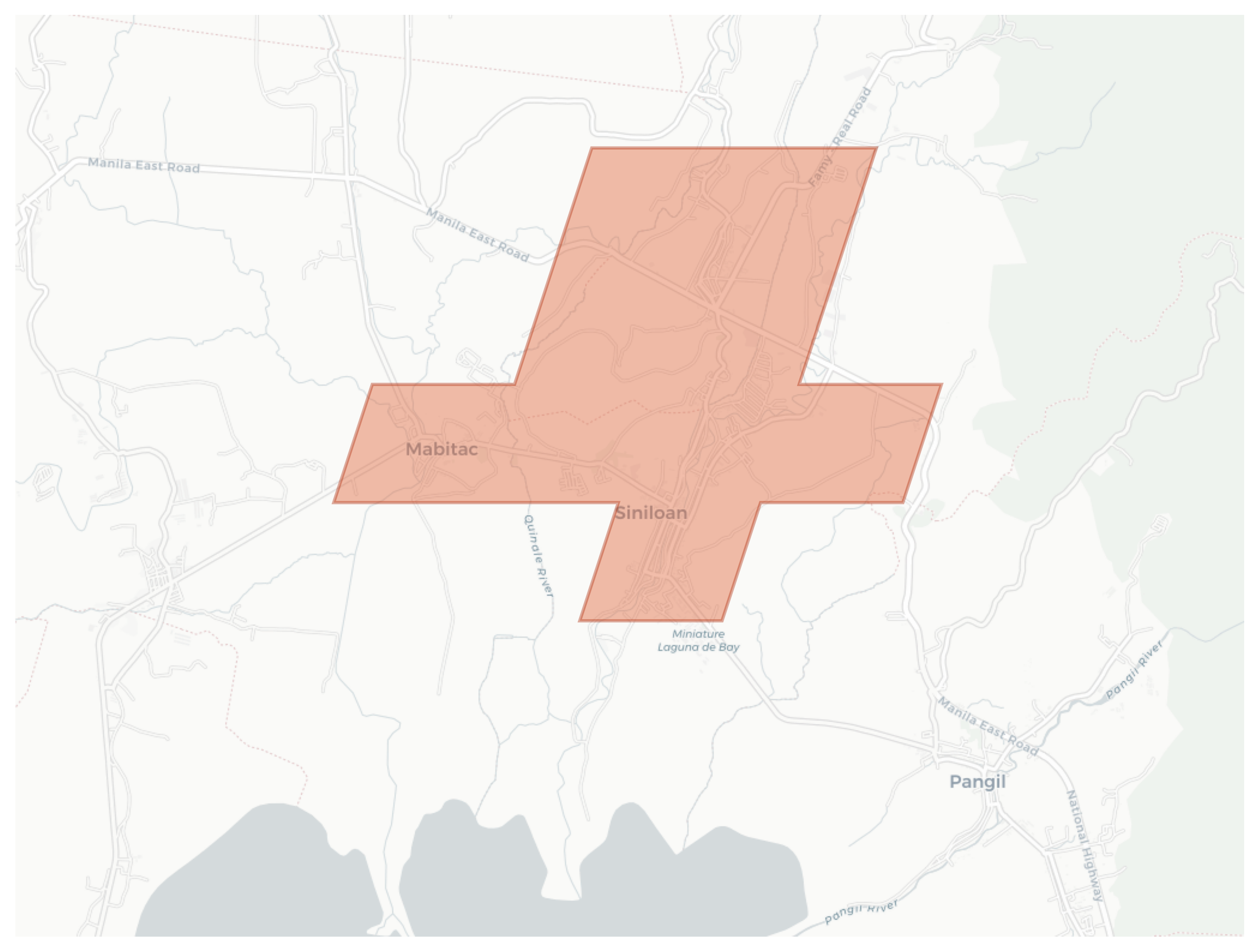 Siniloan geographic map