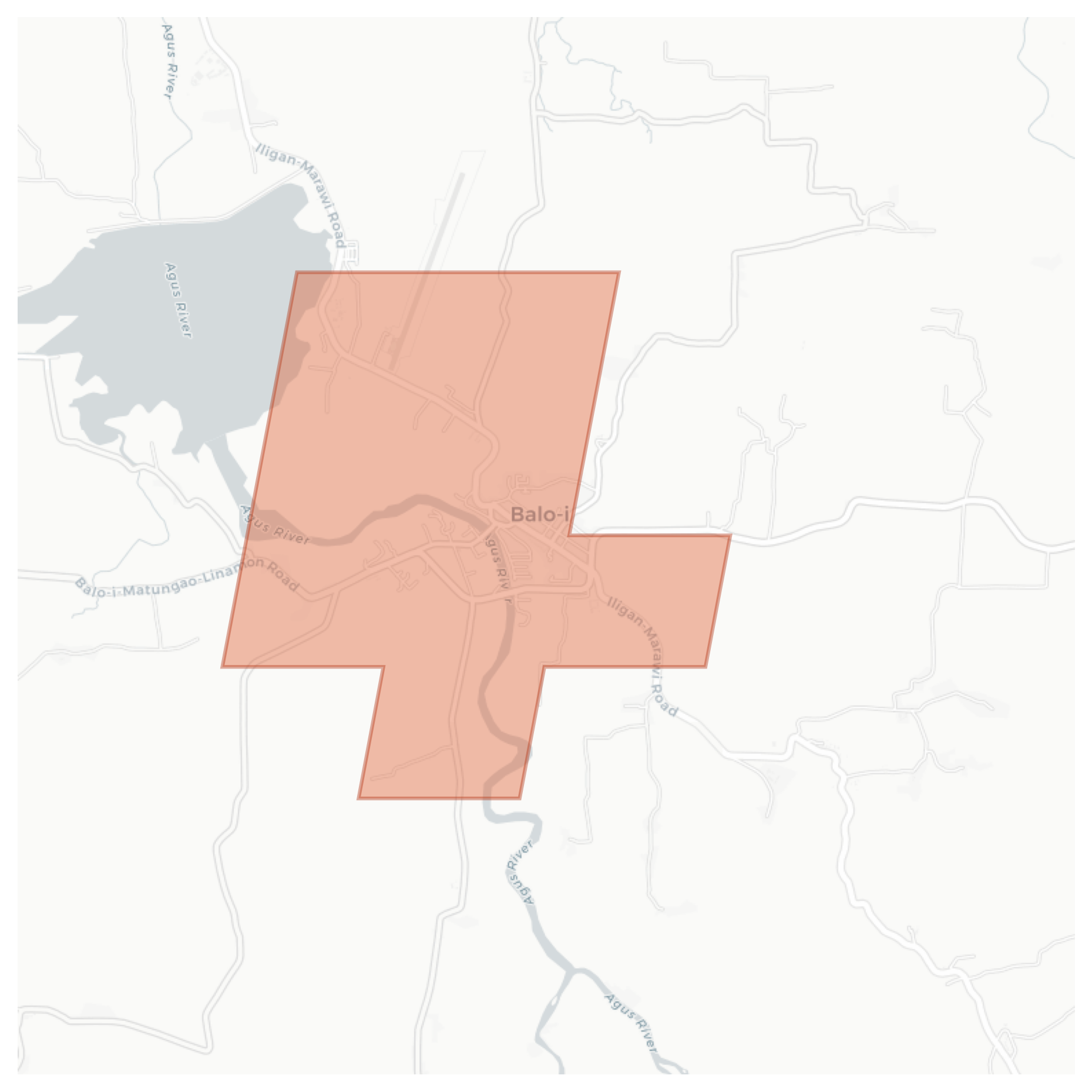 Balo-i geographic map