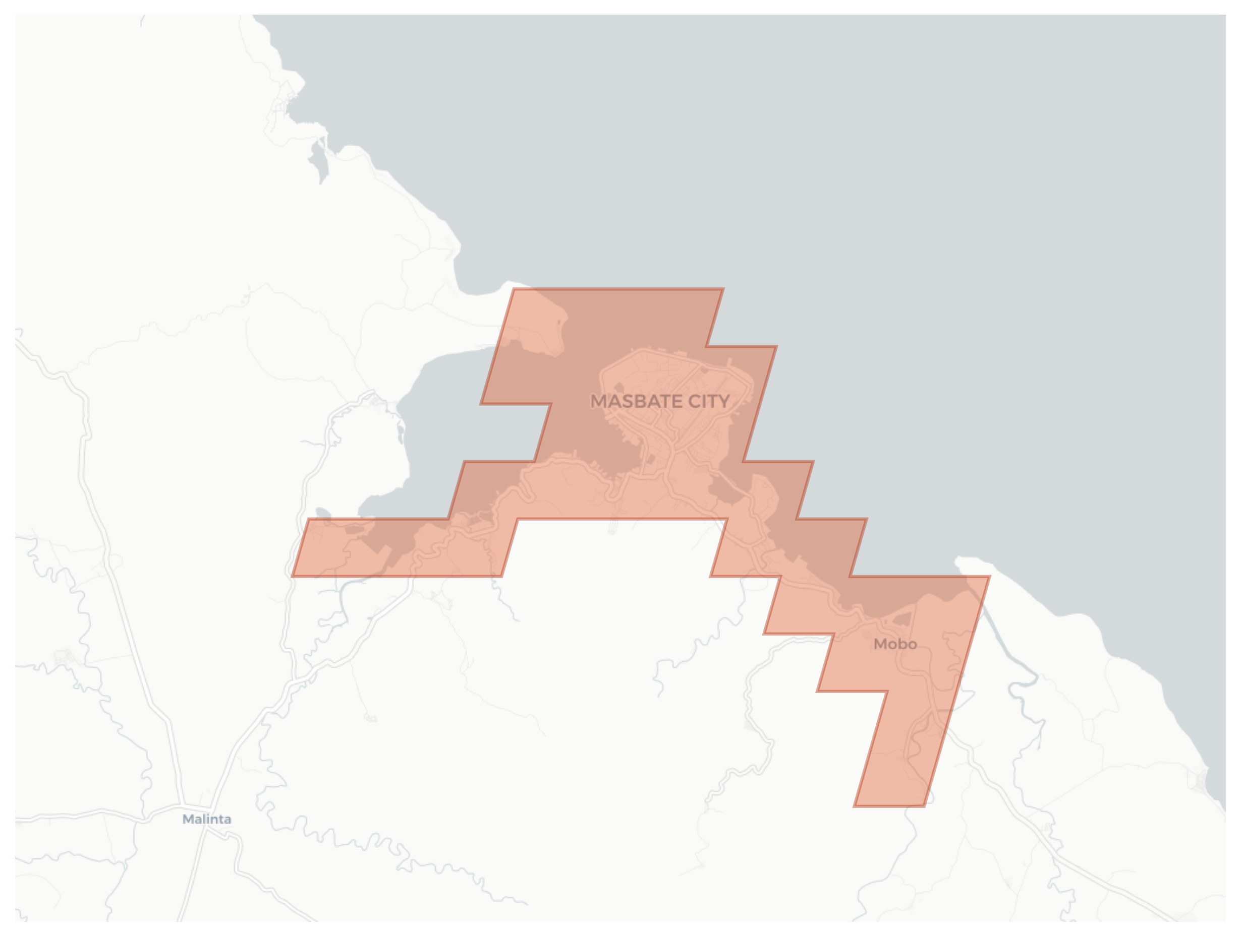 Masbate City geographic map