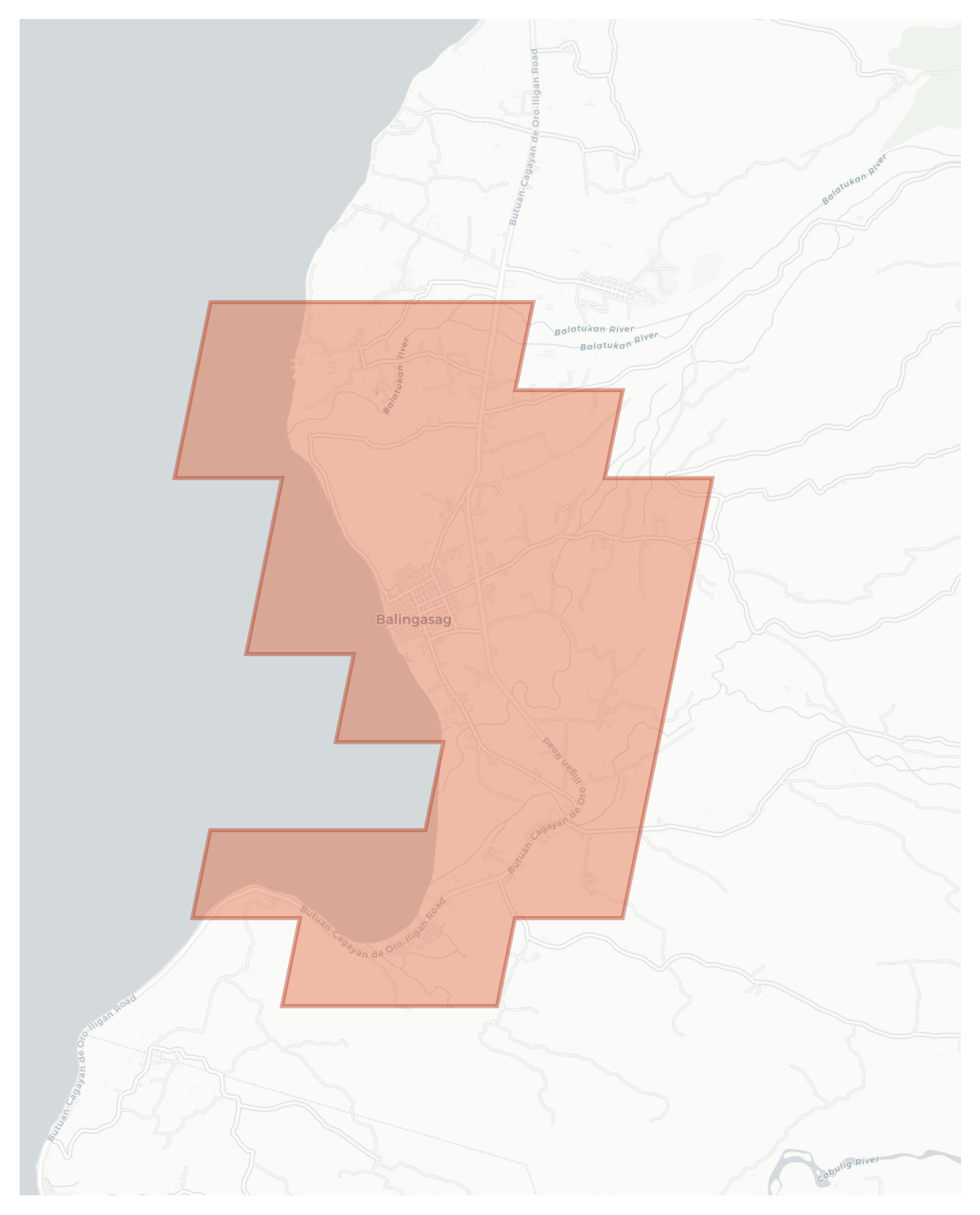 Balingasag geographic map