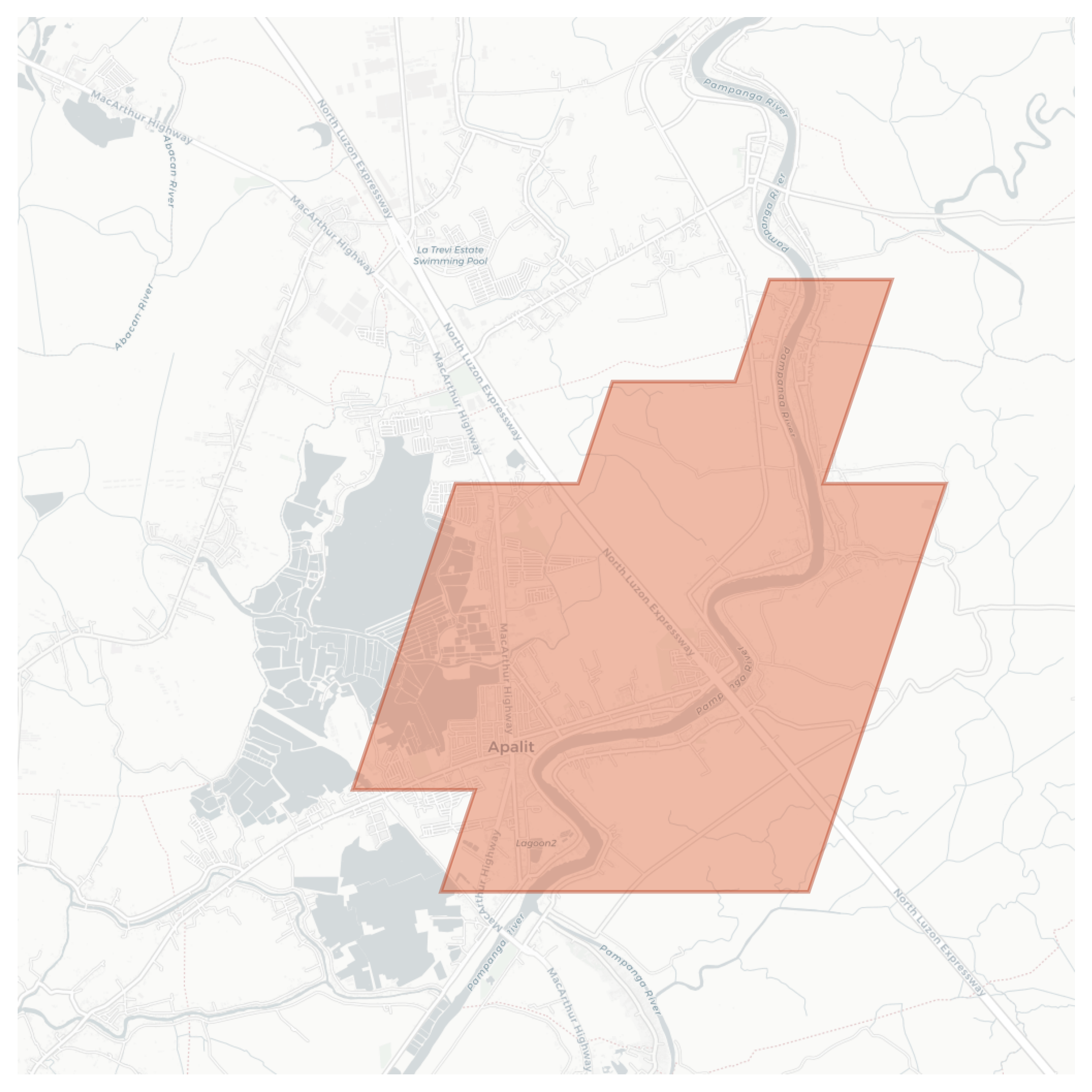 Apalit geographic map