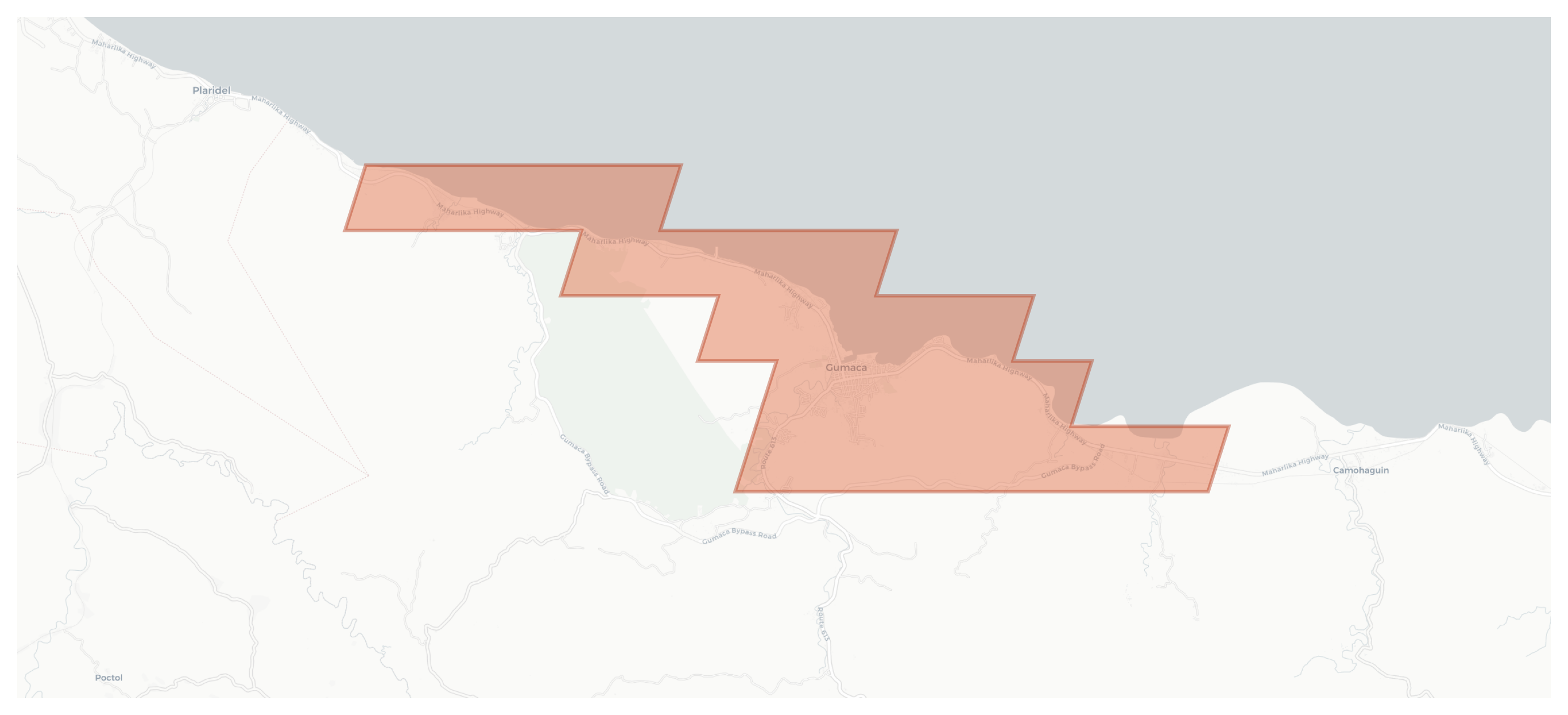 Gumaca geographic map