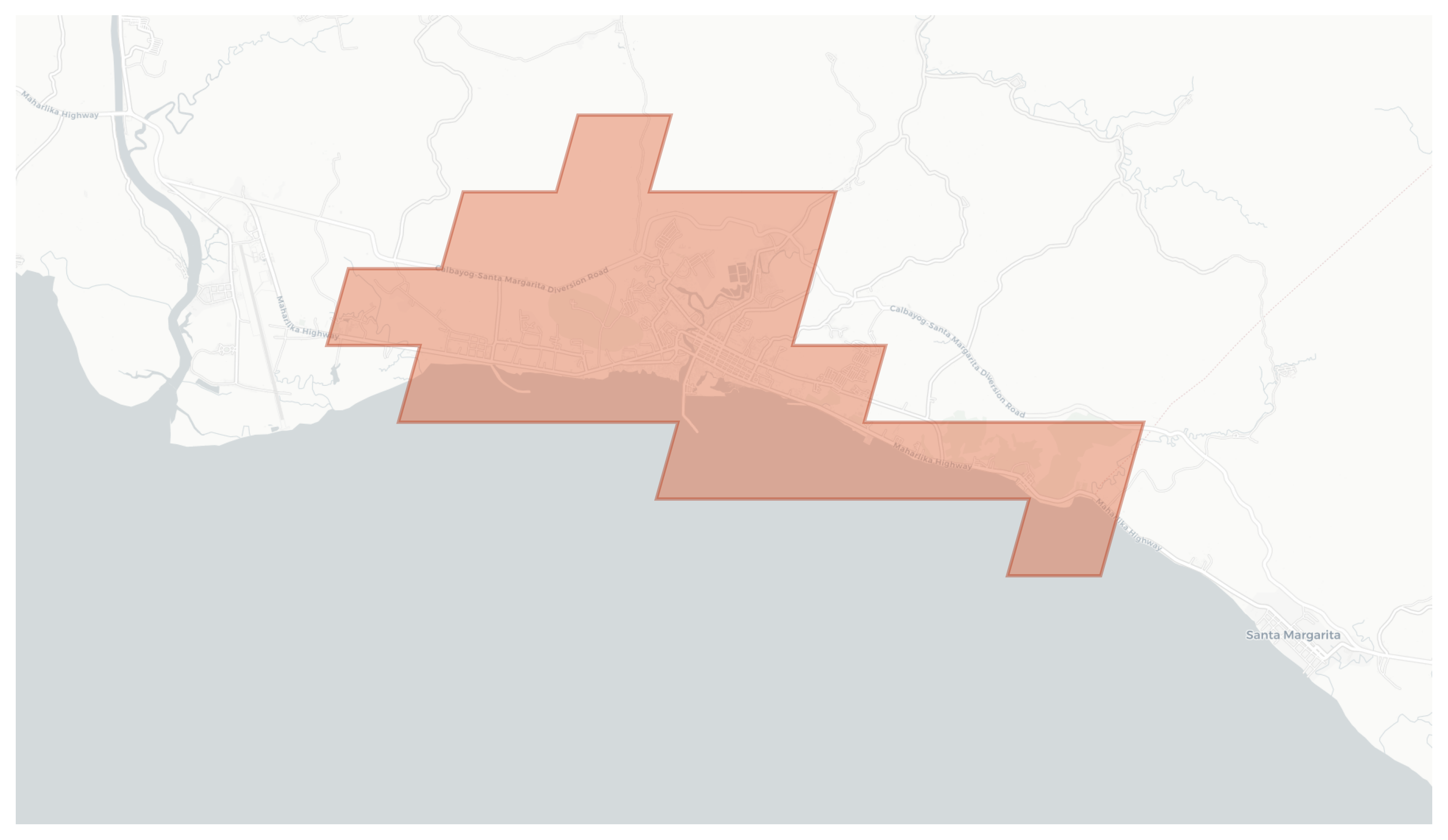 Calbayog geographic map