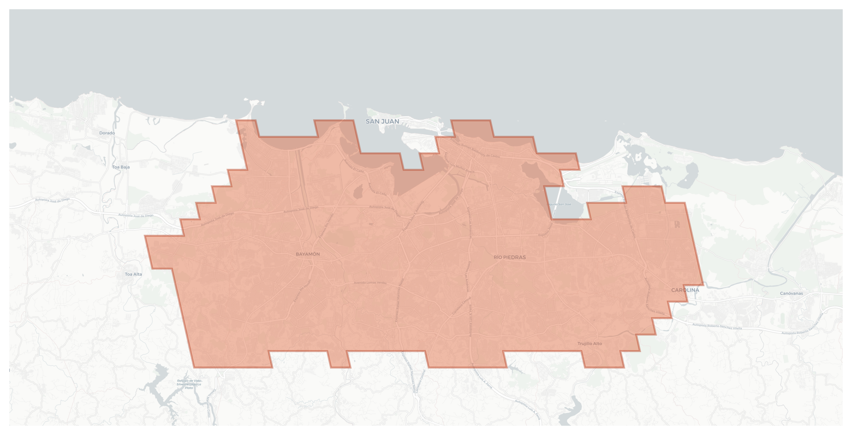 Bayamón [San Juan] geographic map