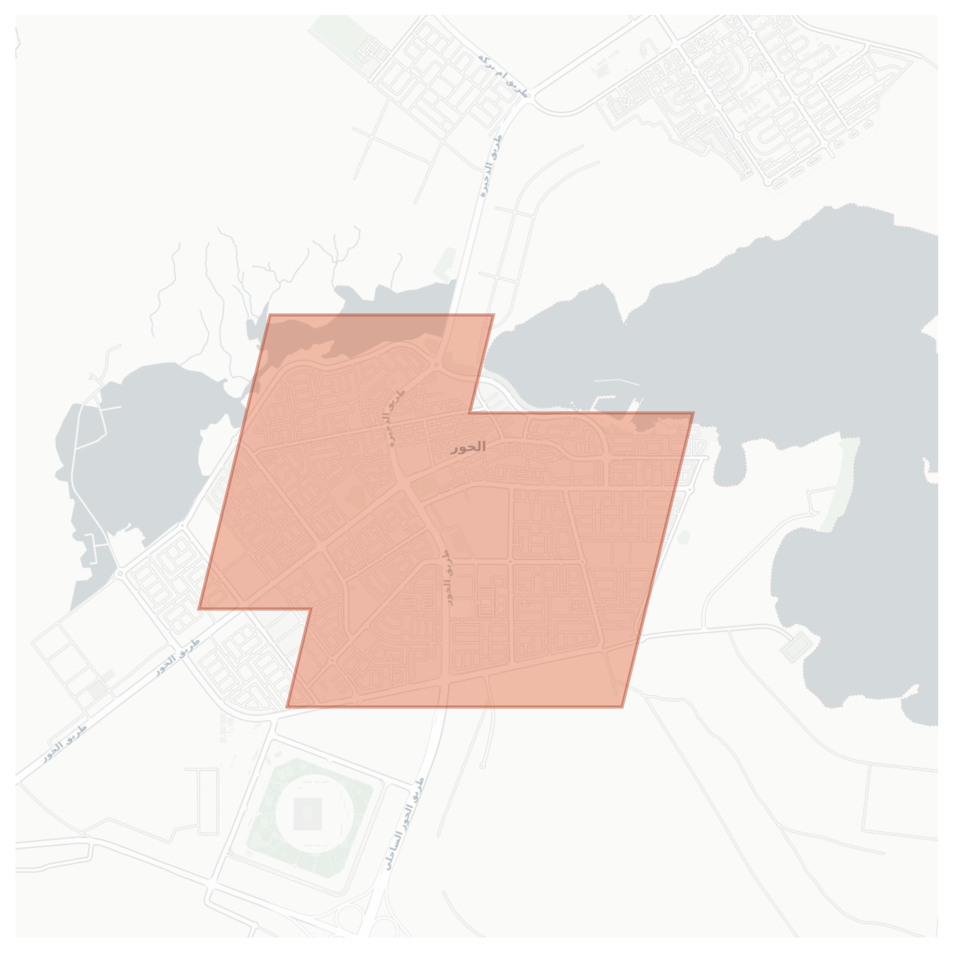 Al Khor geographic map