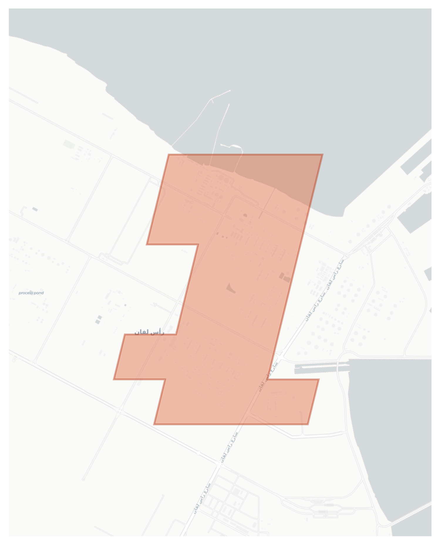 Ras Laffan geographic map