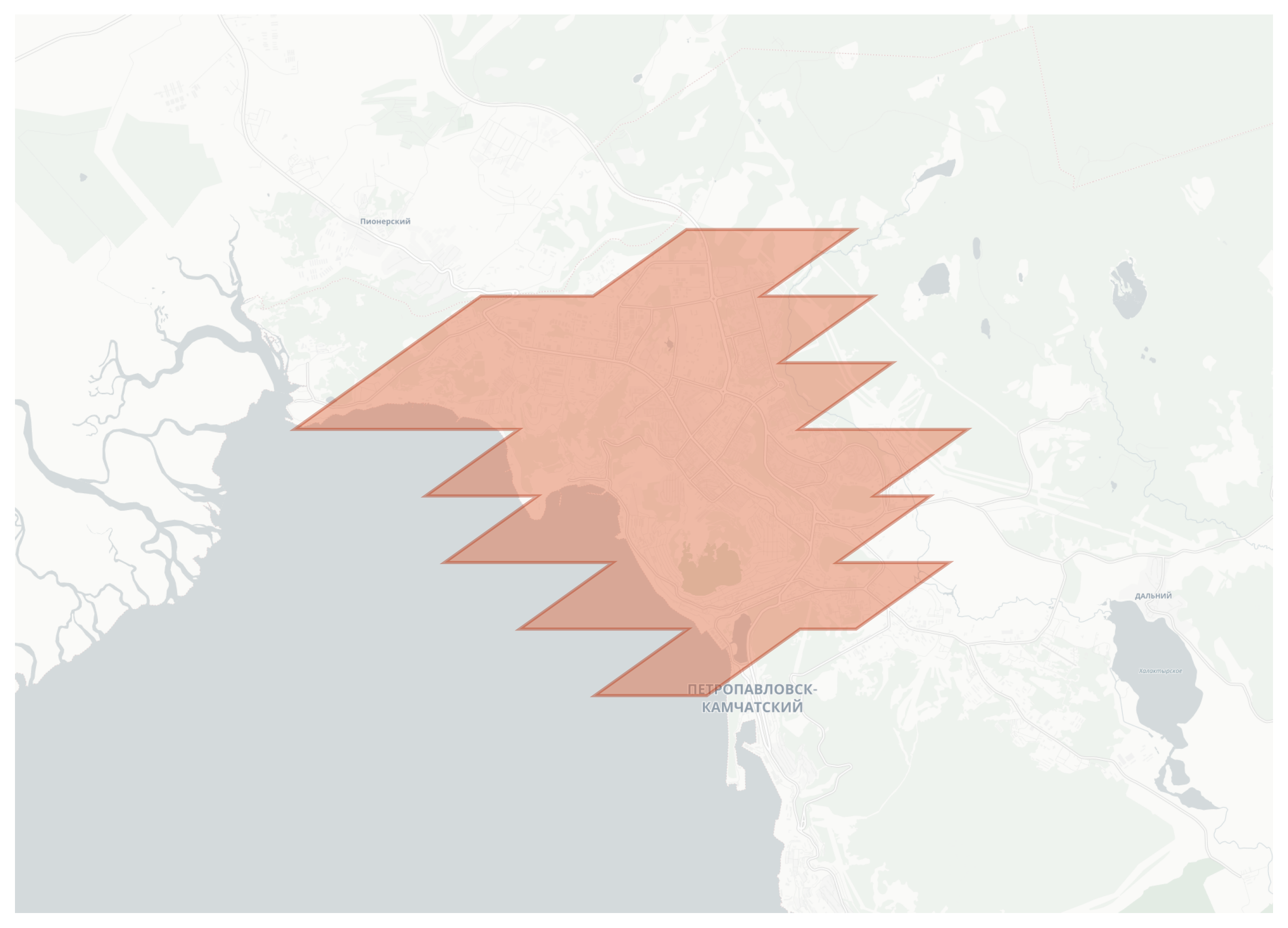 АЗС geographic map