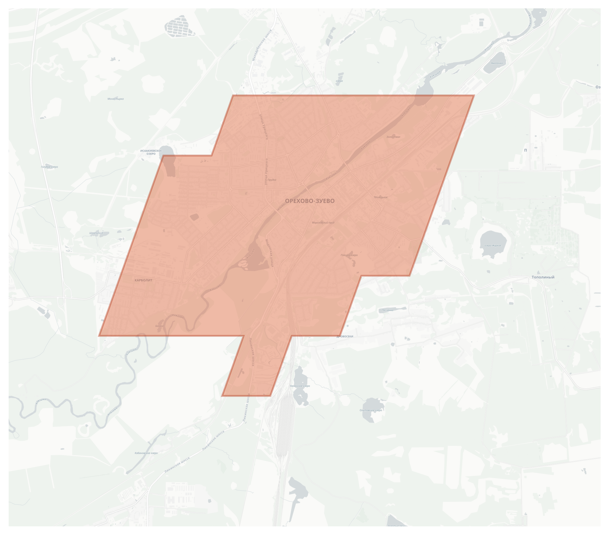 Orekhovo-Zouïevo geographic map