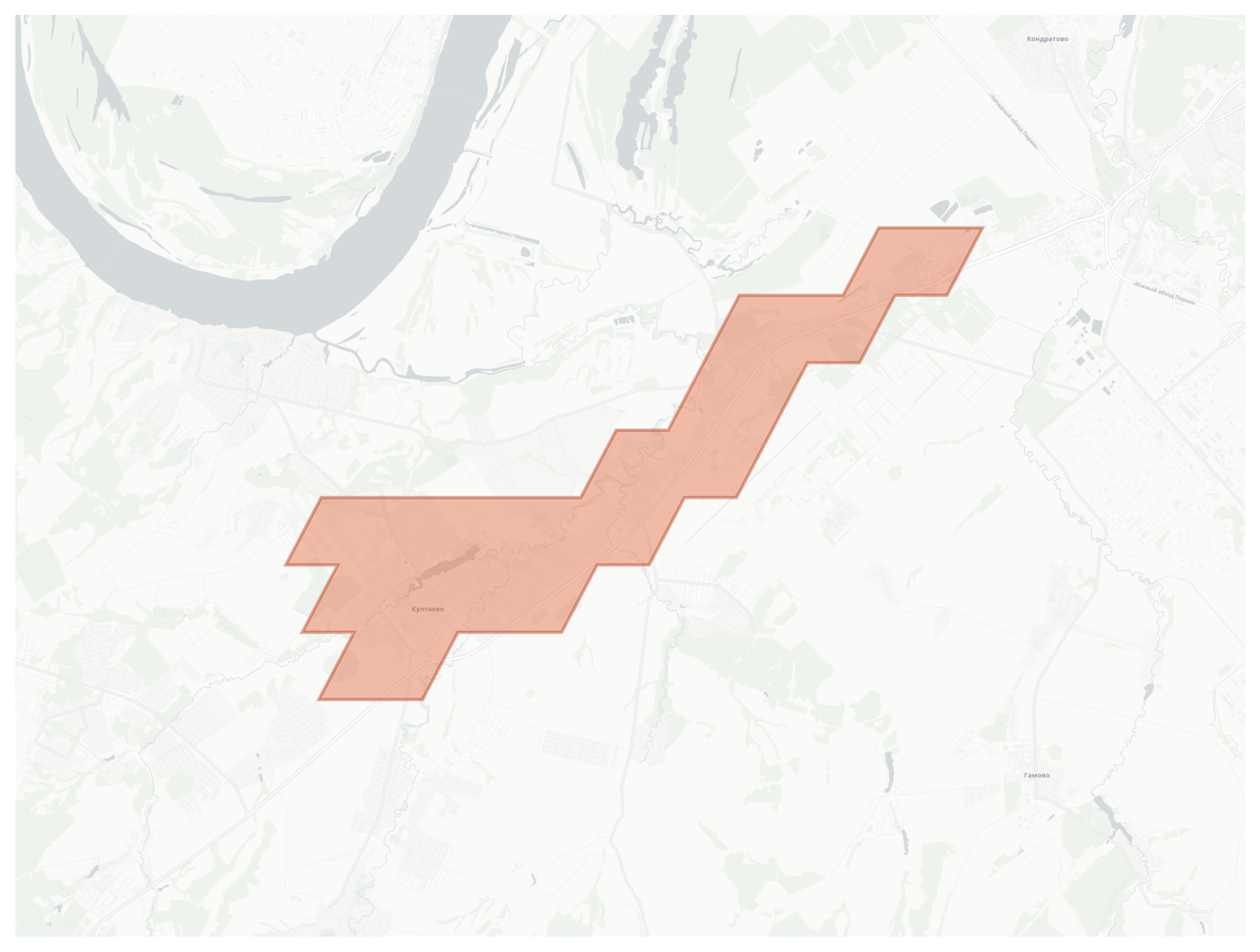 Kultaevo geographic map