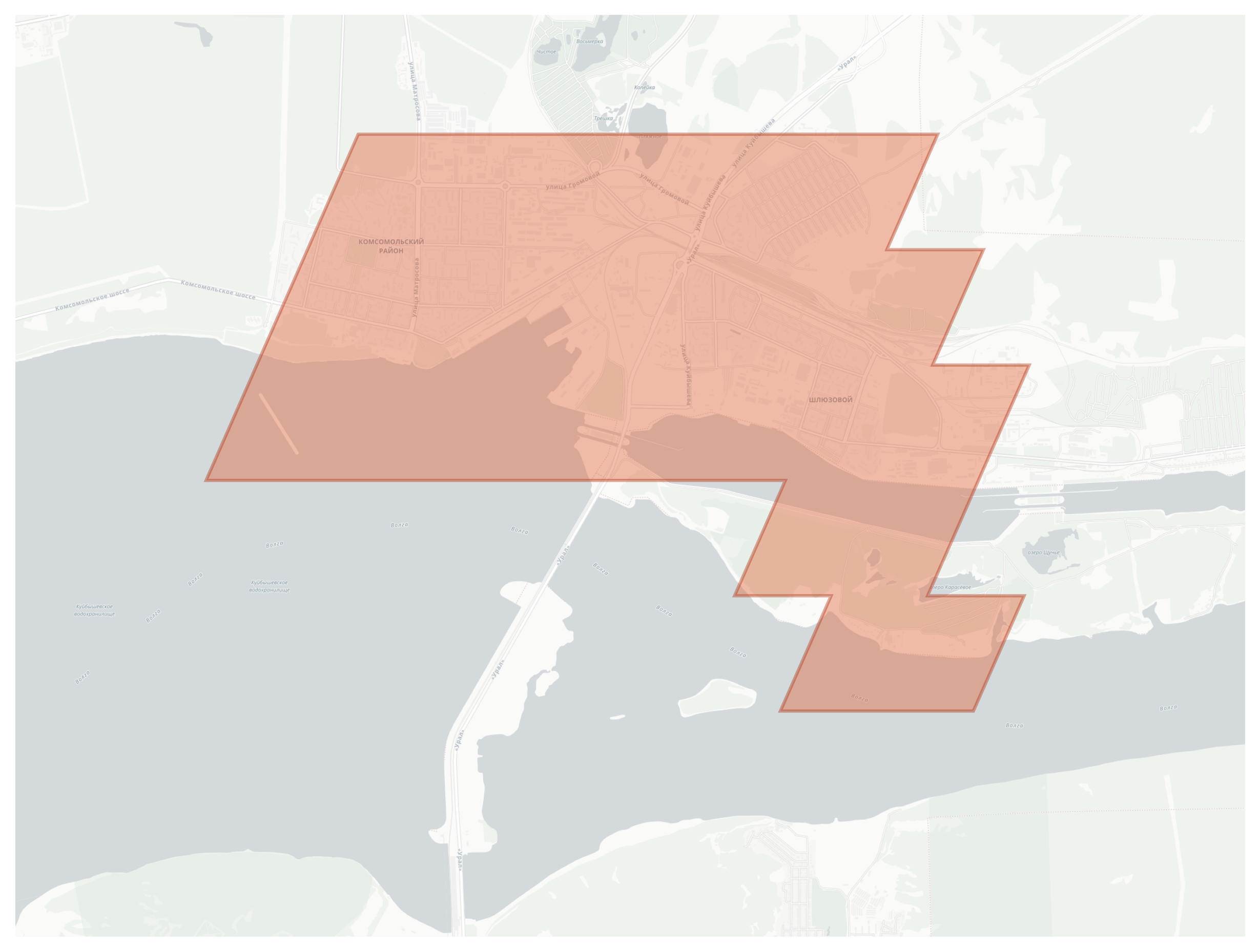 Лада geographic map