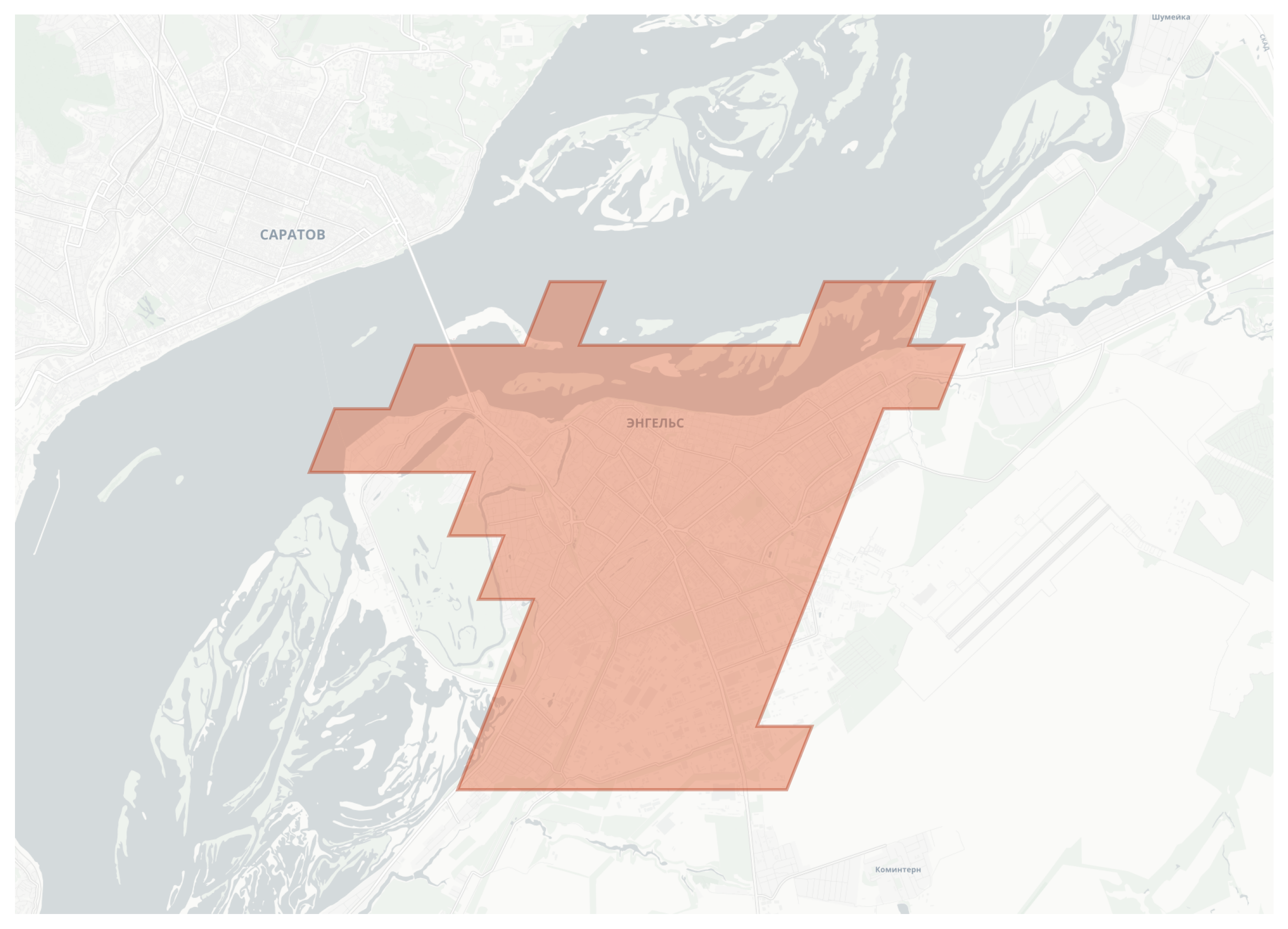 Engels geographic map