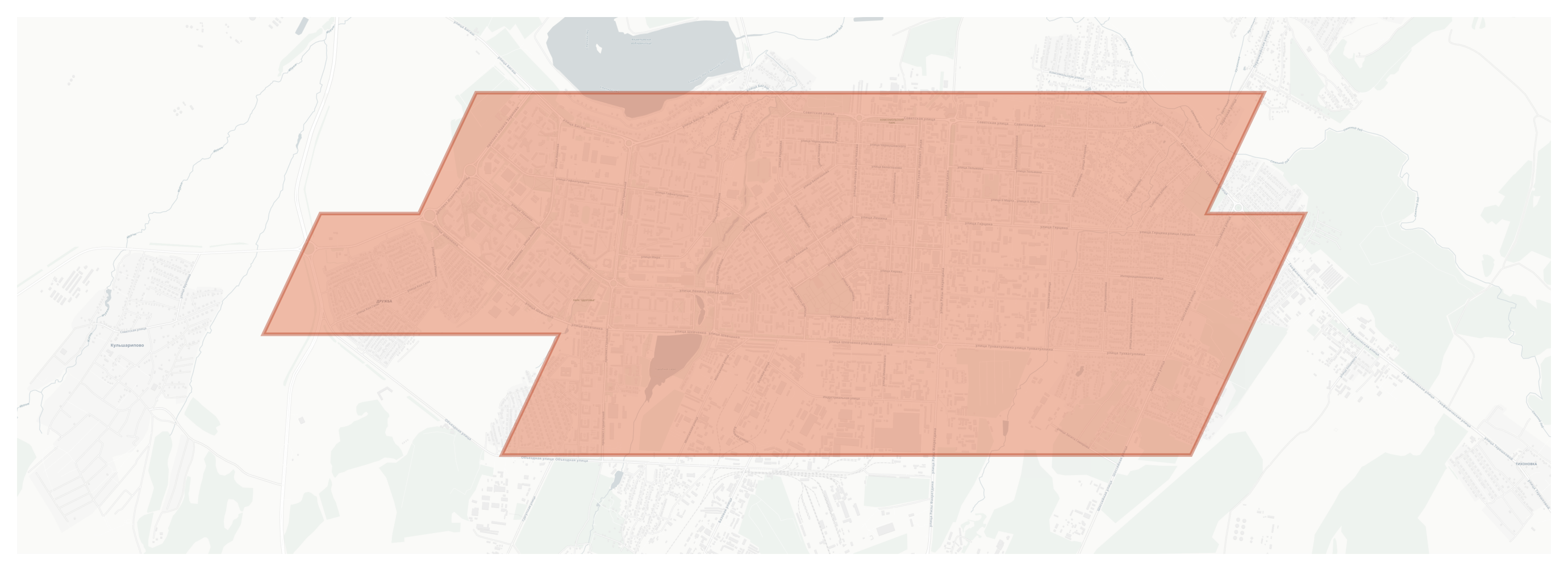 Almetyevsk geographic map