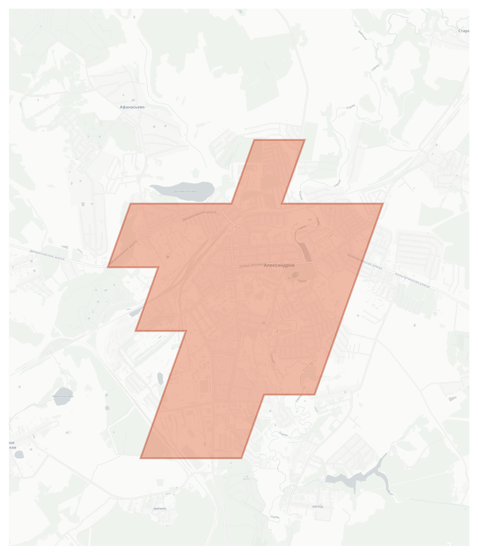 Alexandrov geographic map