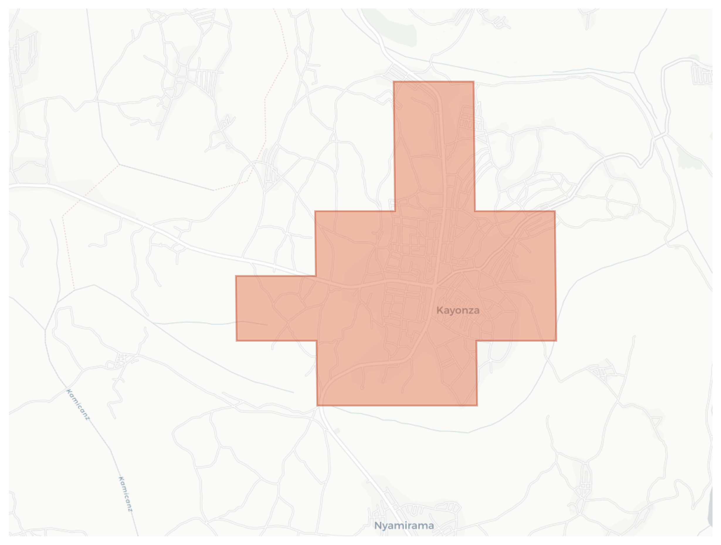 Kayonza geographic map