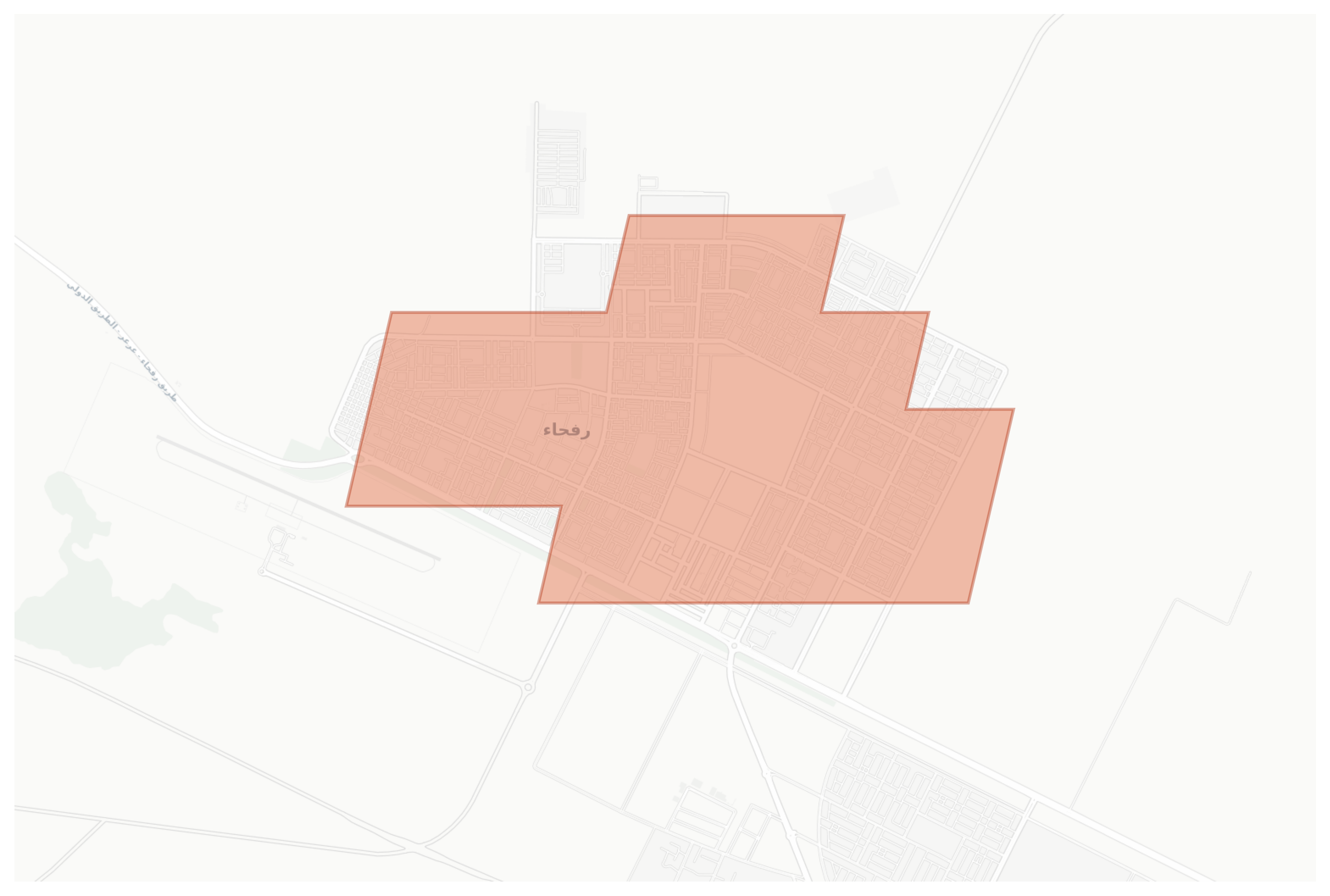 Rafha geographic map