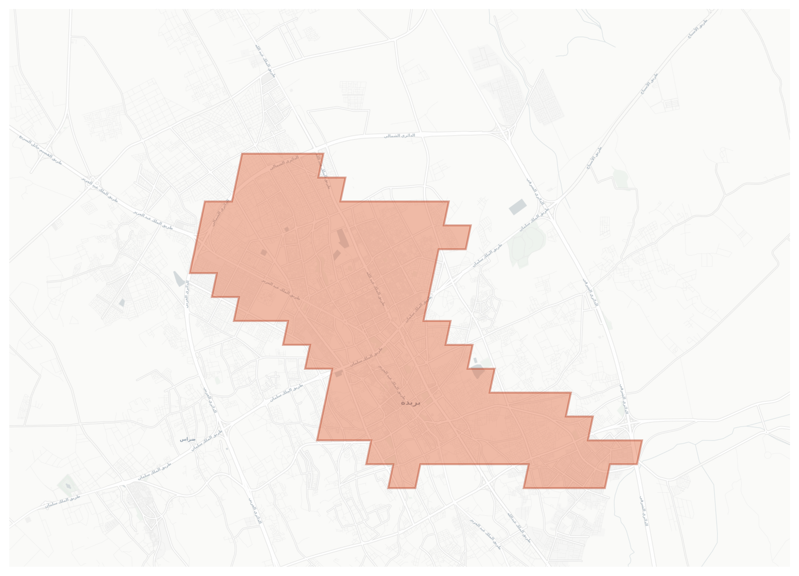Buraydah geographic map