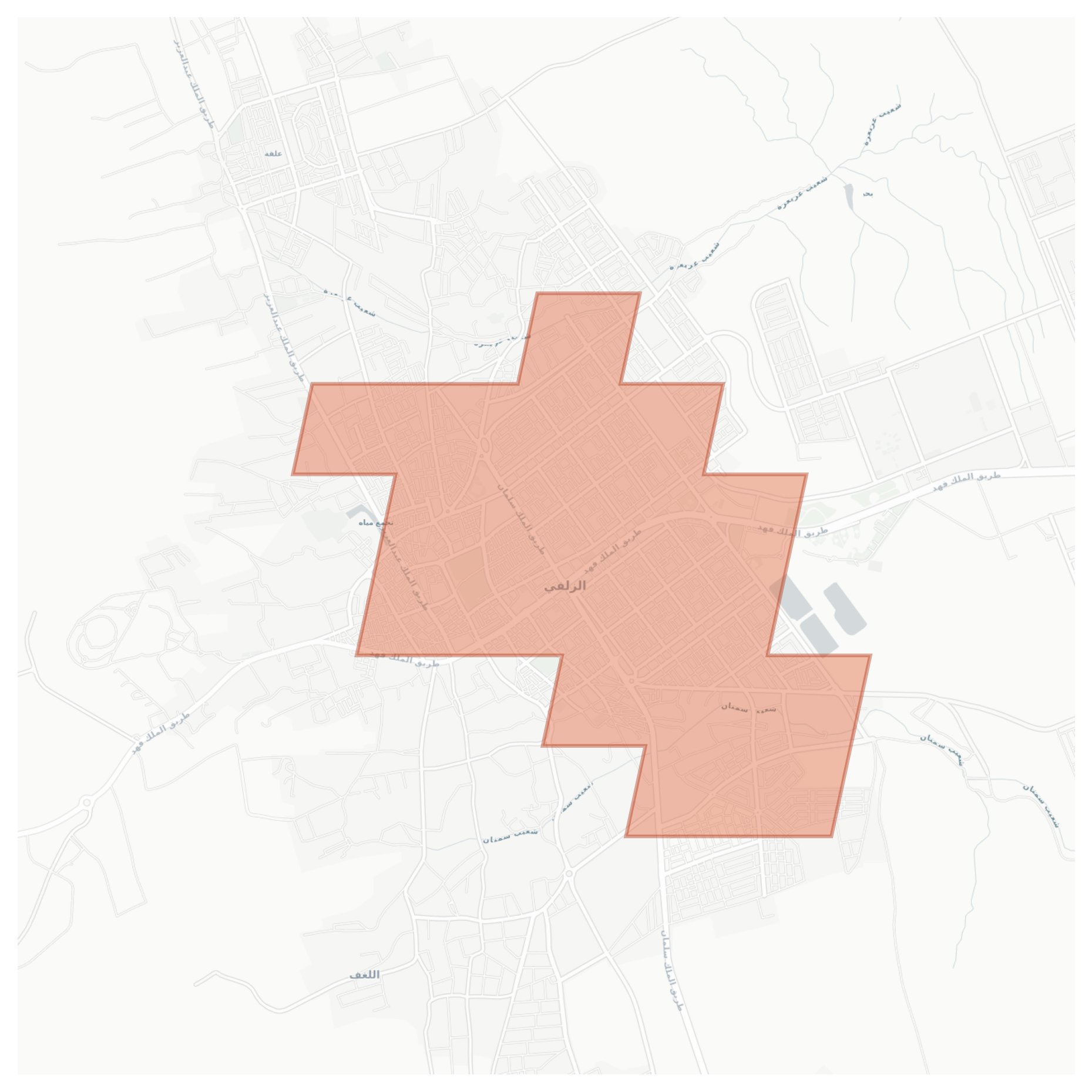 Az Zulfi geographic map