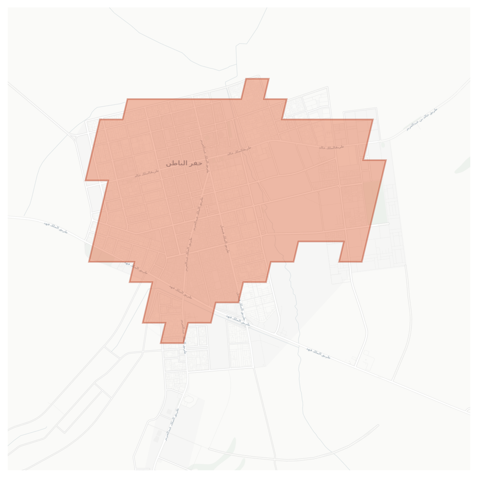 Hafar Al-Batin geographic map