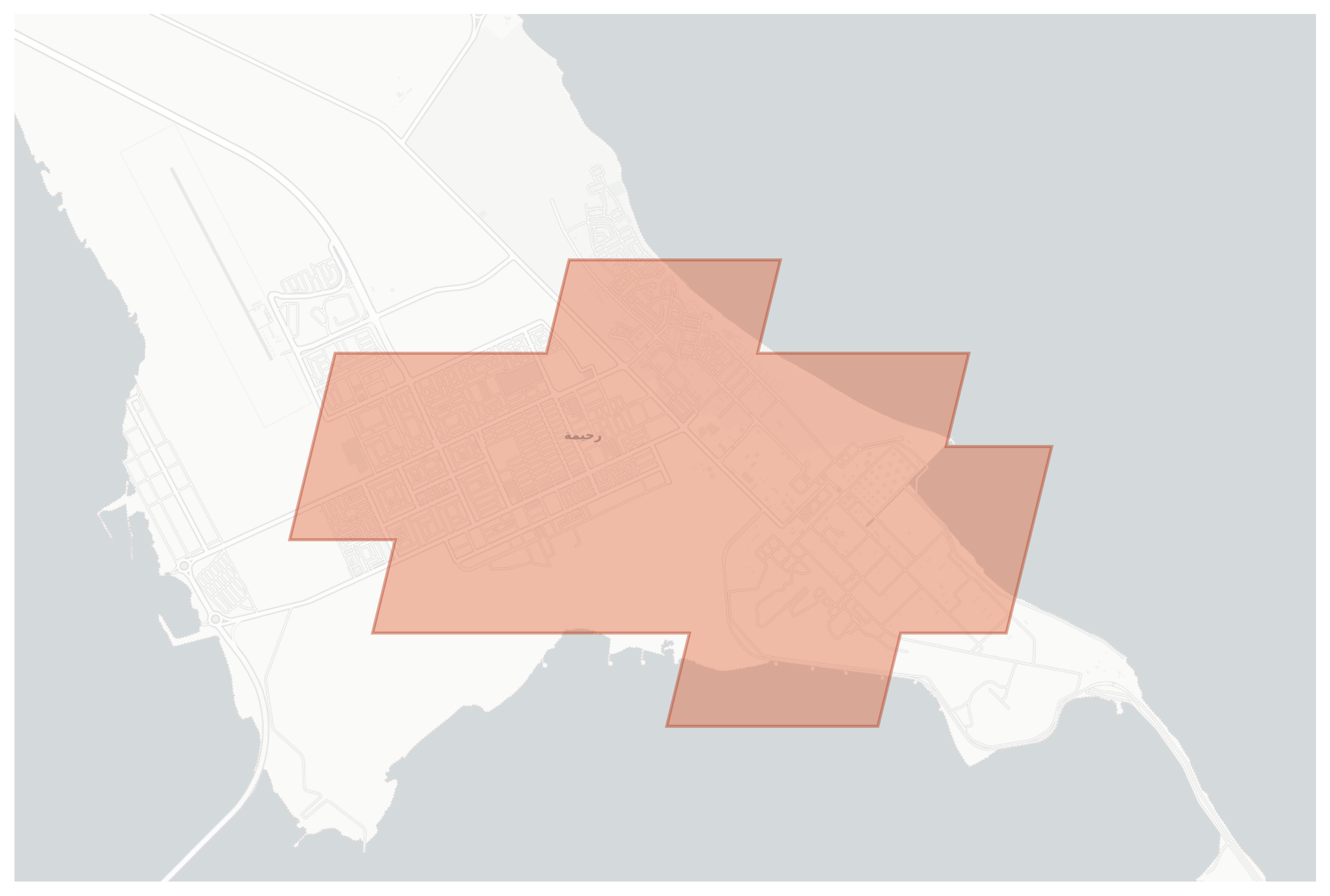 Ra's Tannurah geographic map