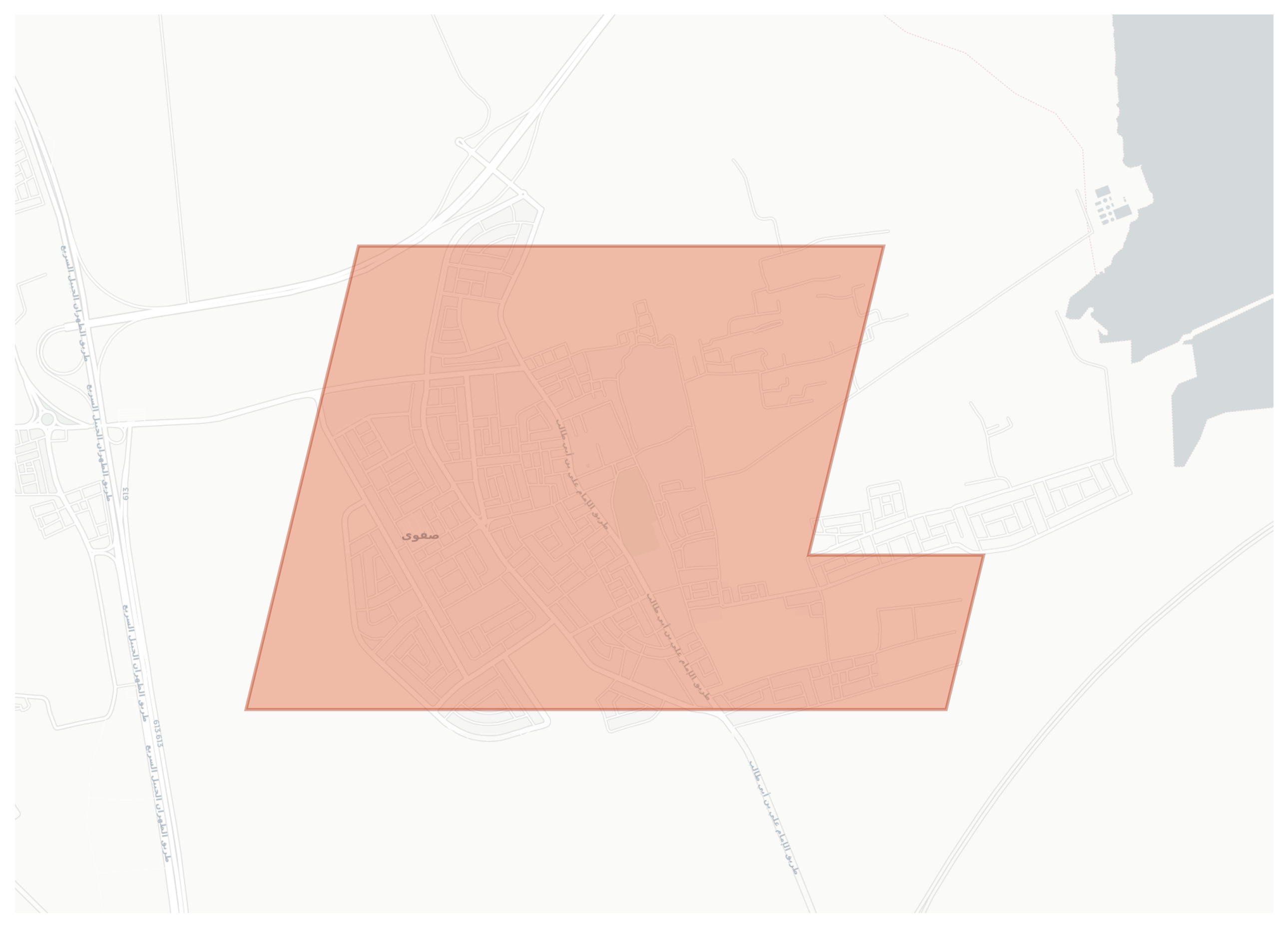 Safwa geographic map