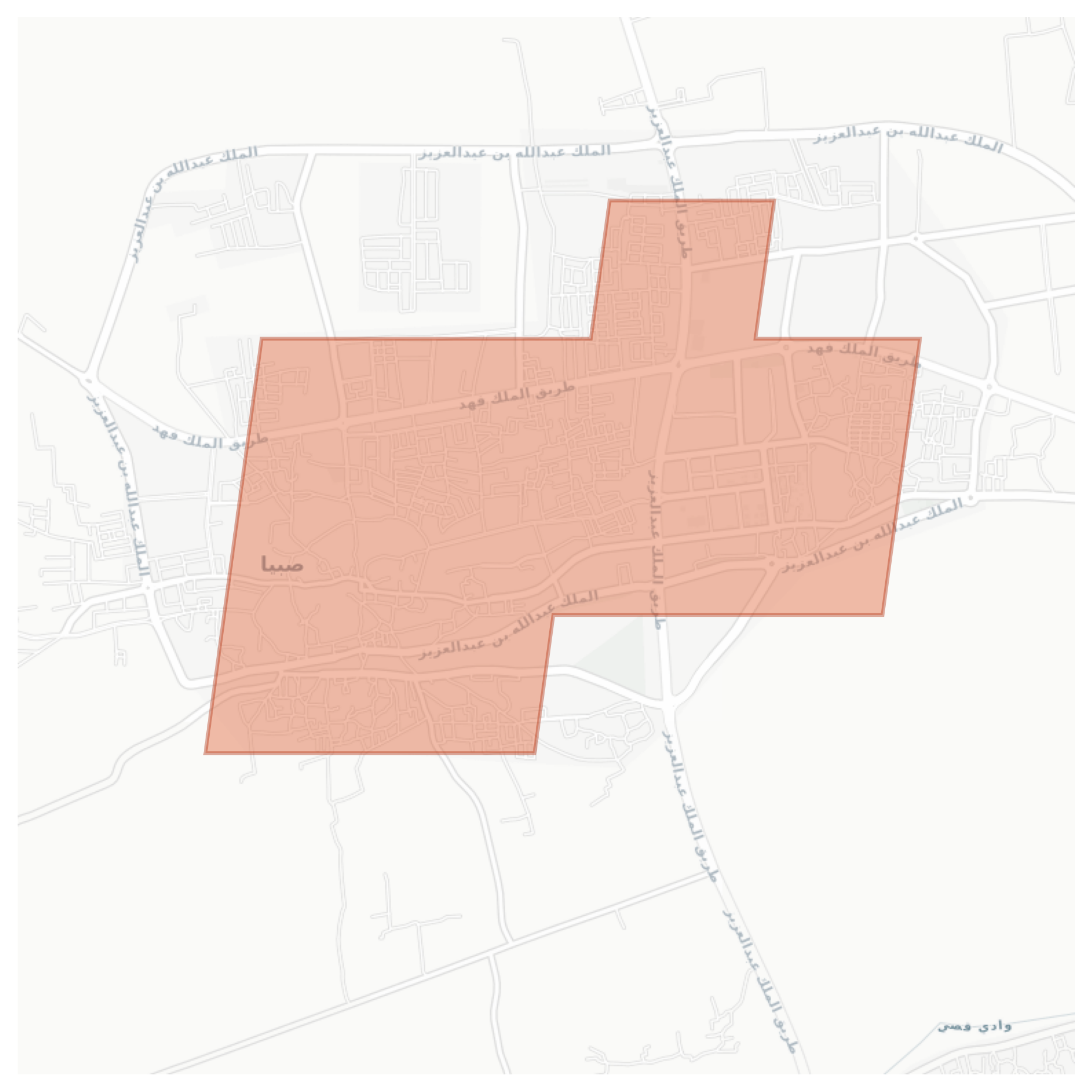 Sabya geographic map