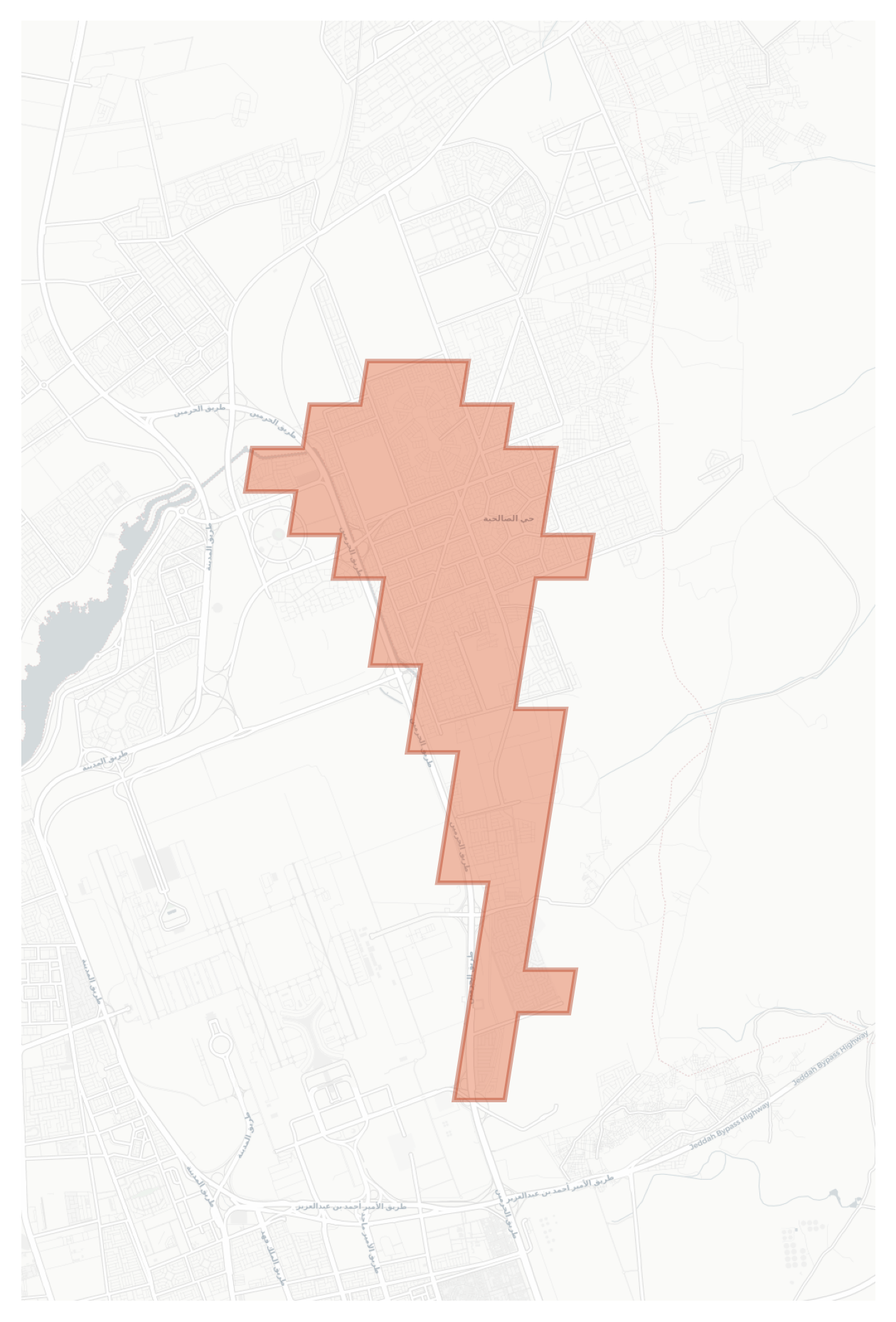 Hayy as Salihiyah geographic map