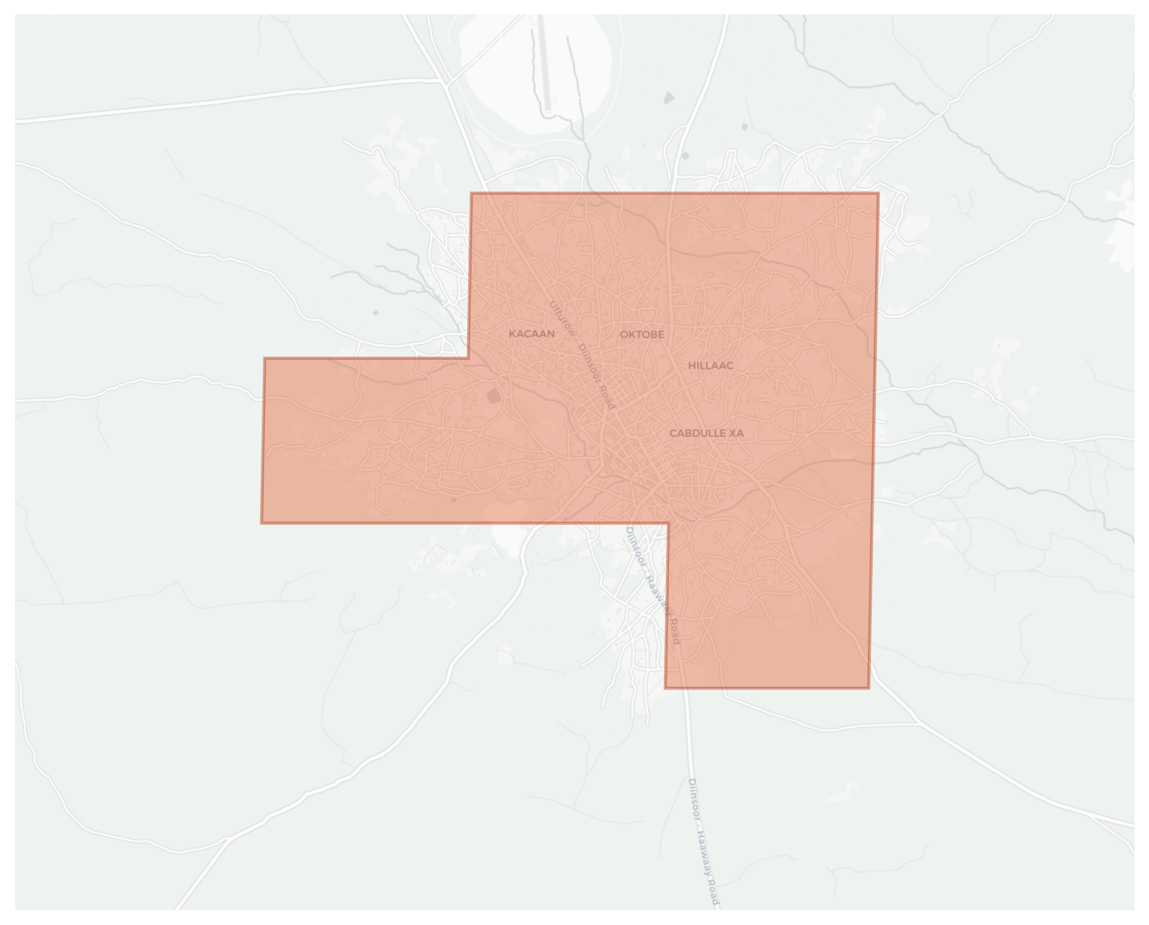 Diinsoor geographic map