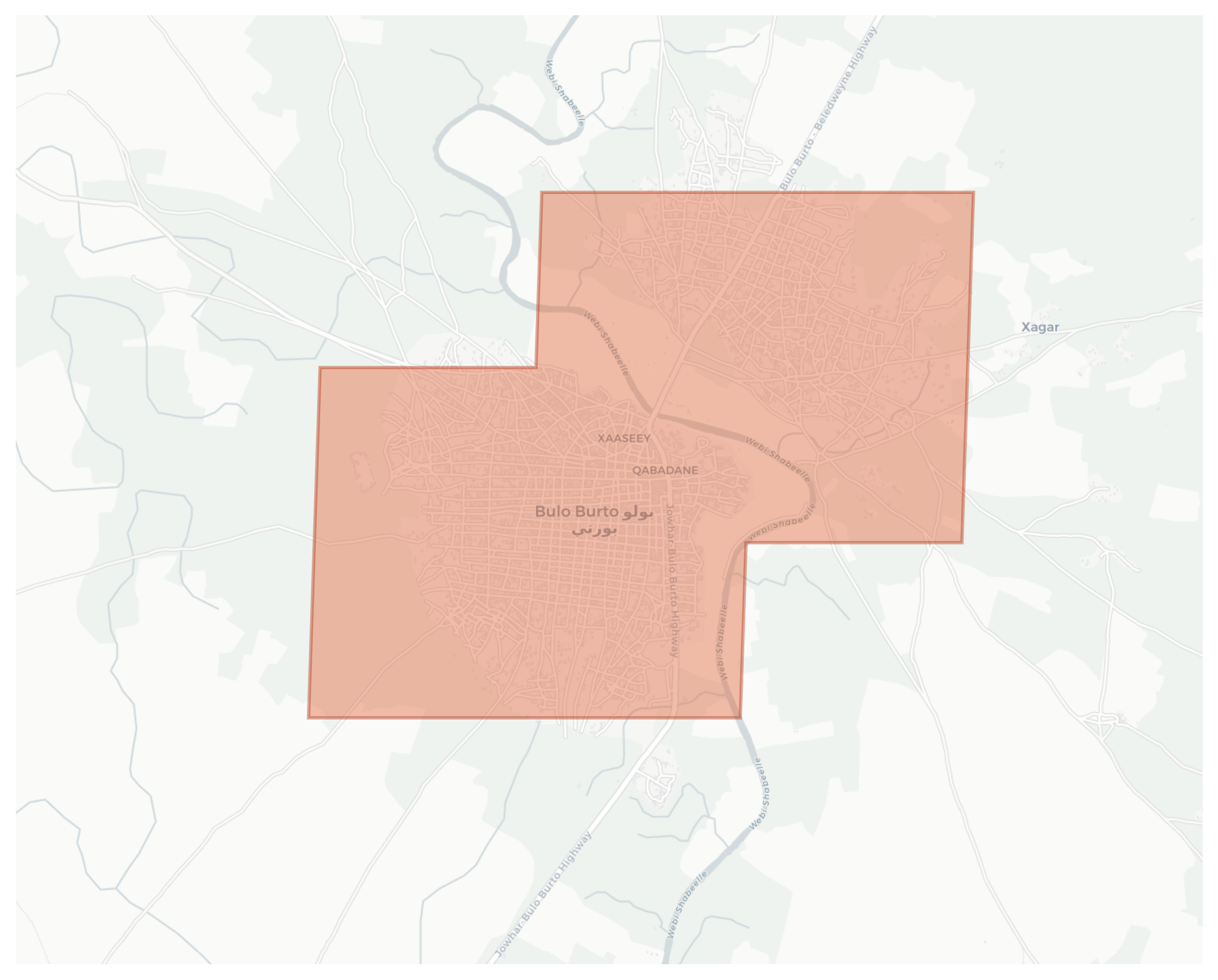 Bulo Burto geographic map