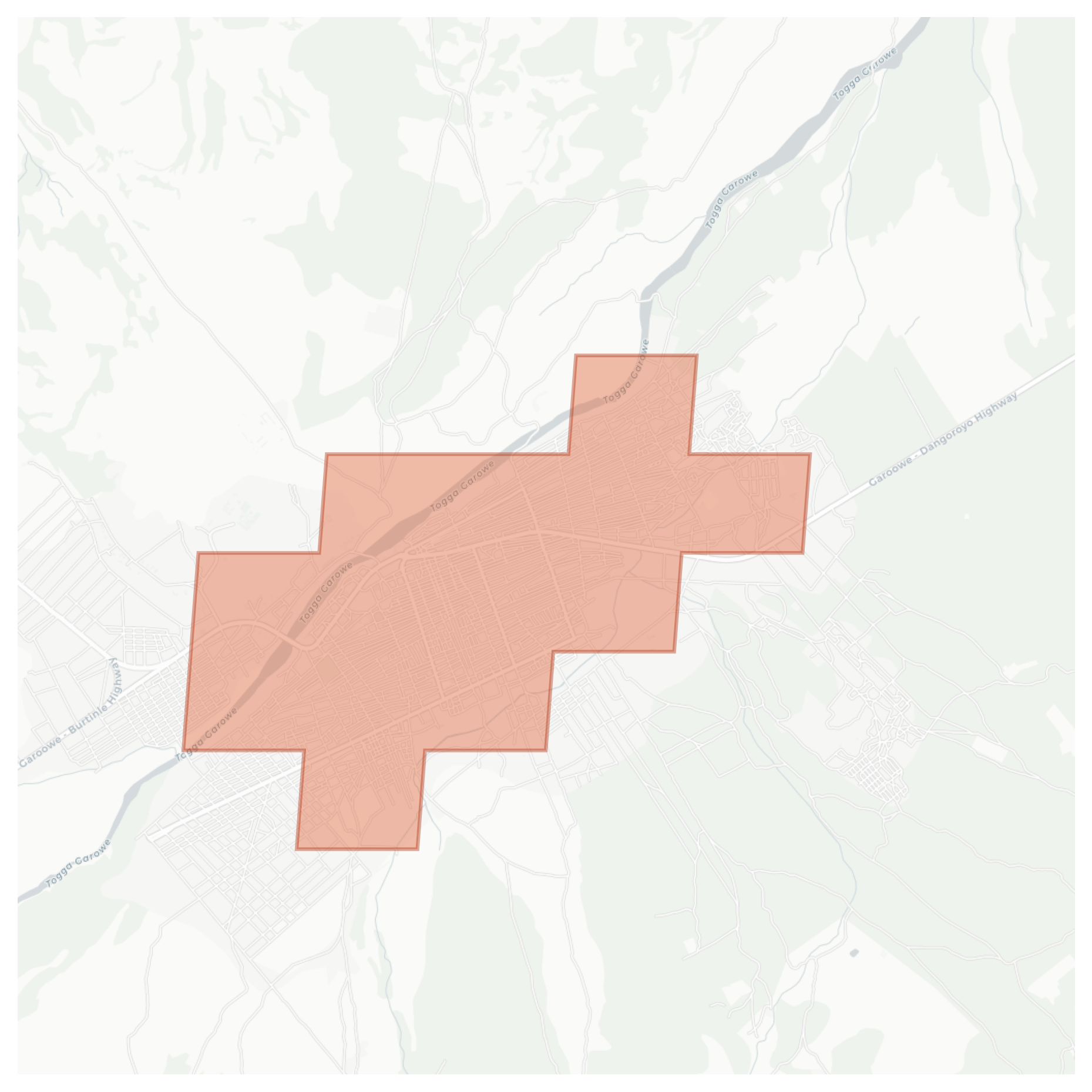 Garoowe geographic map