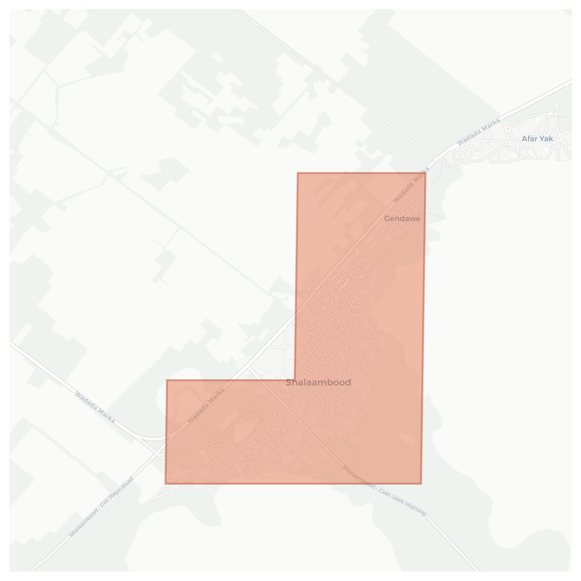 Shalaambood geographic map
