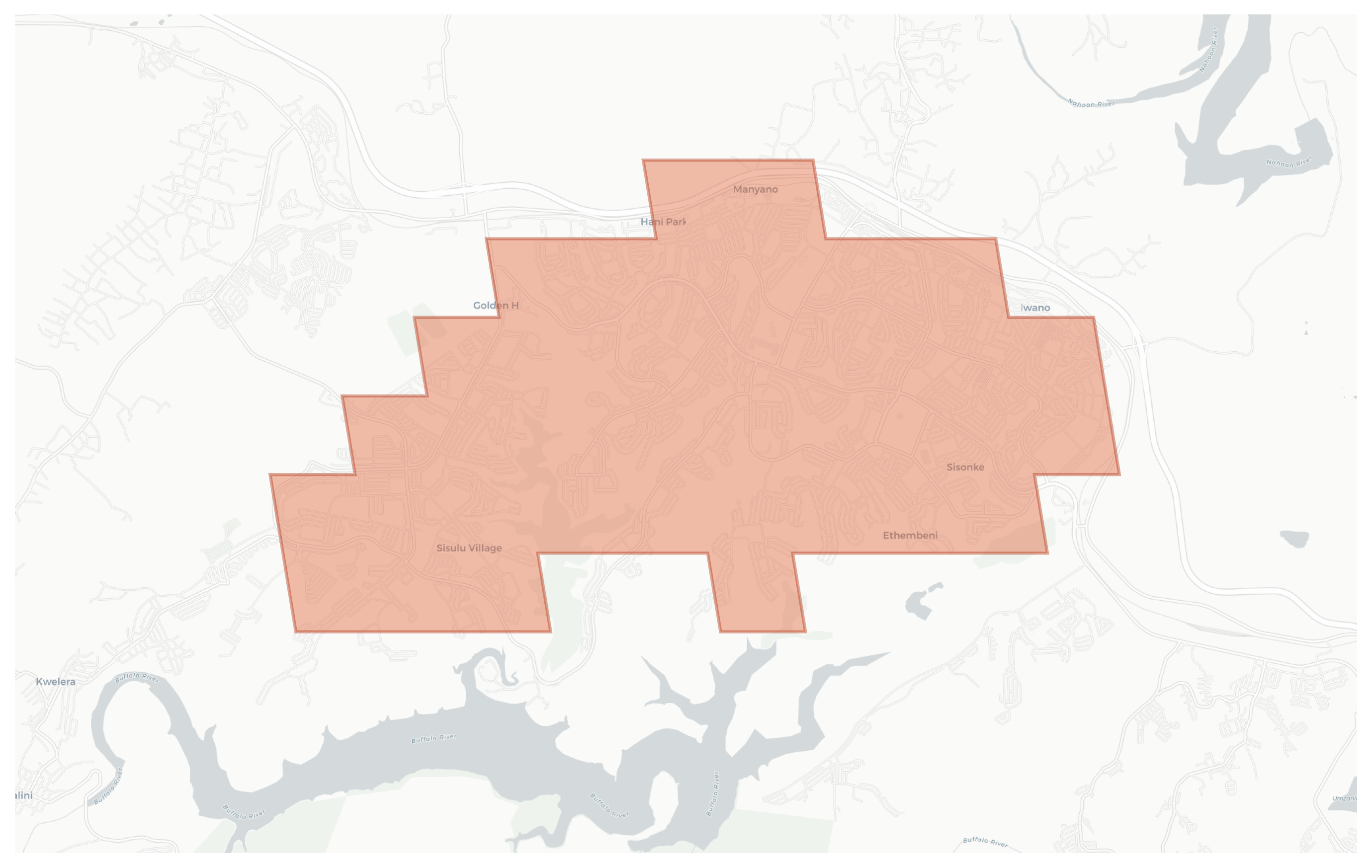 Sisulu Village geographic map