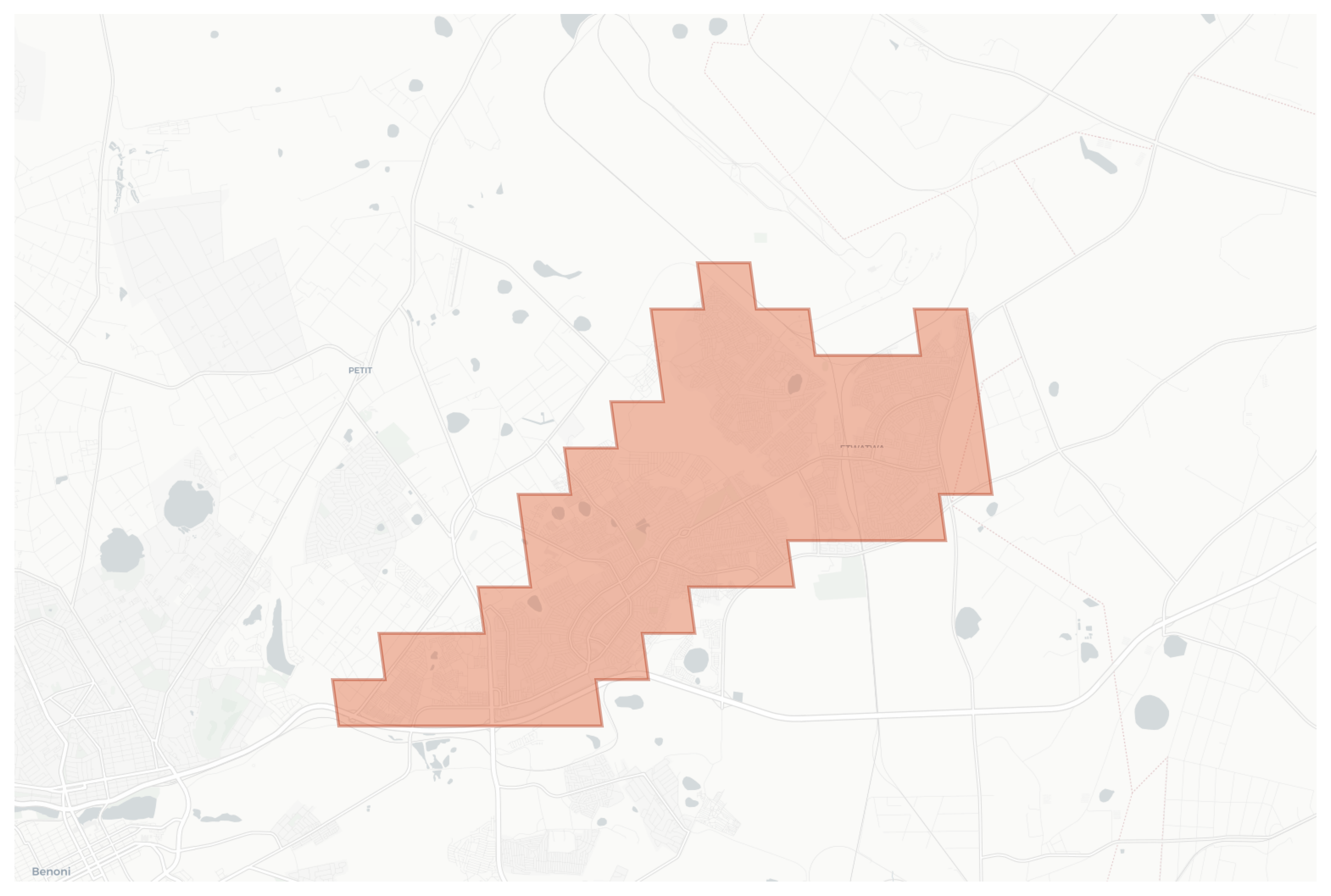 Chief Albert Luthuli Park geographic map