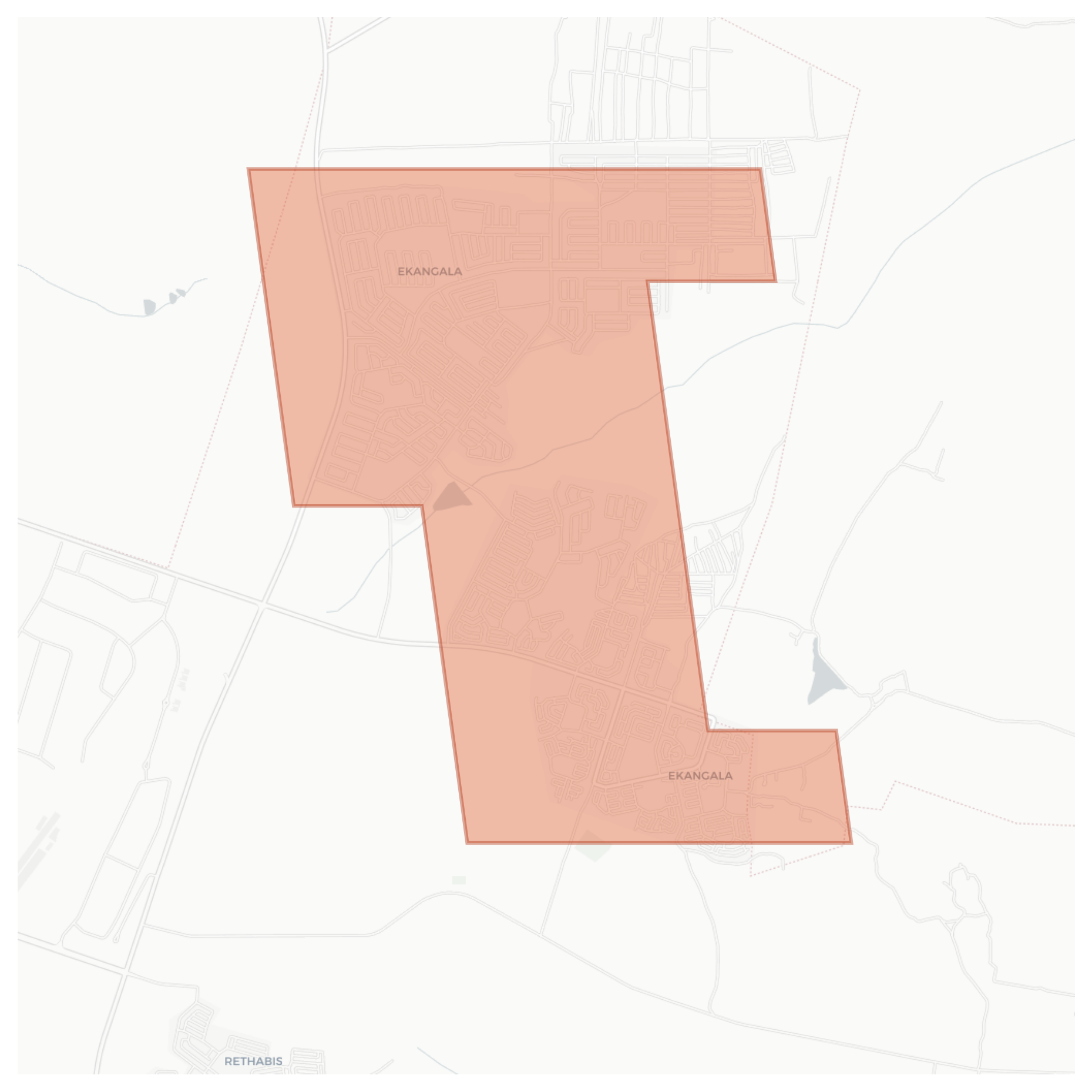 Ekangala geographic map