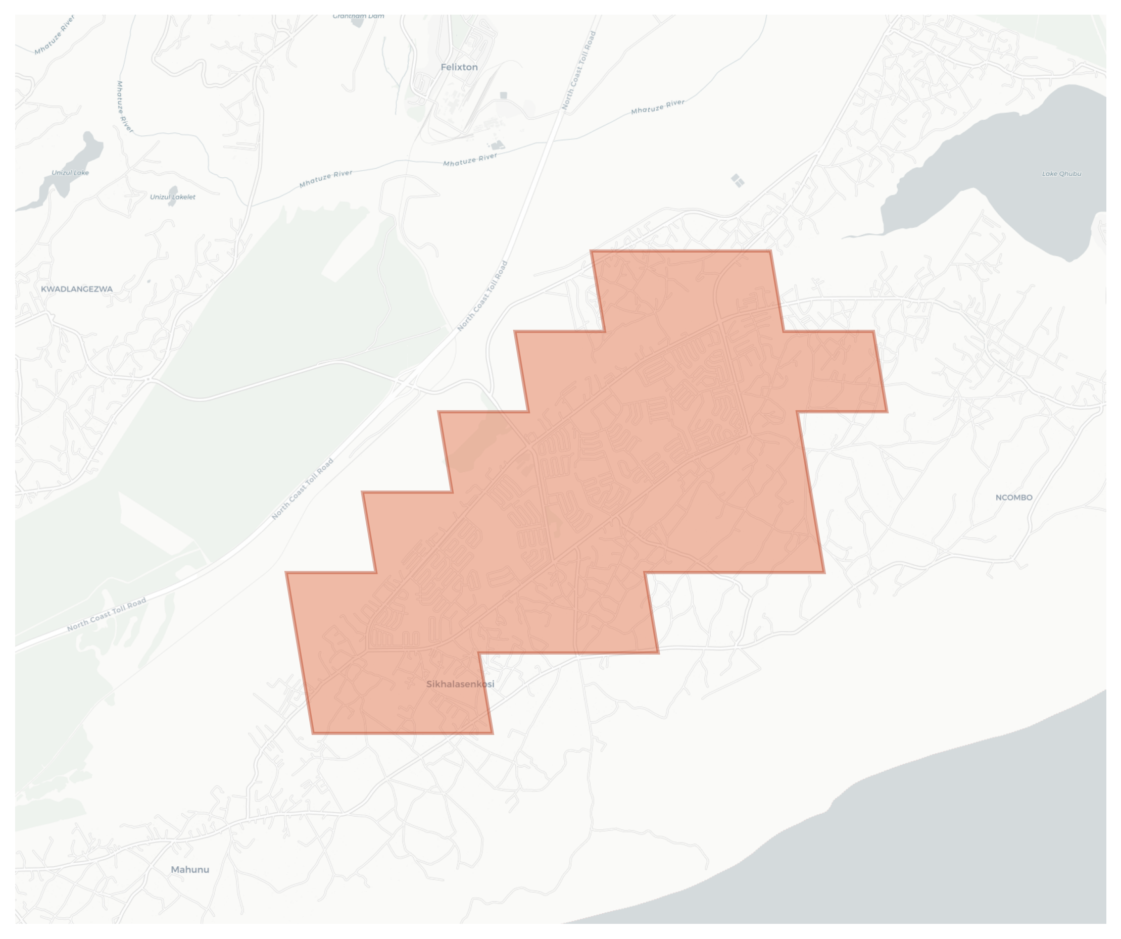 Sikhalasenkosi geographic map