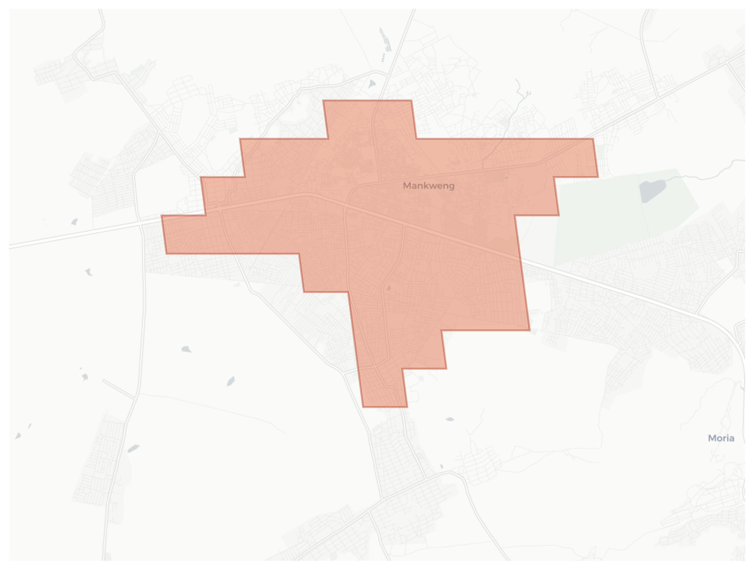 Mankweng geographic map
