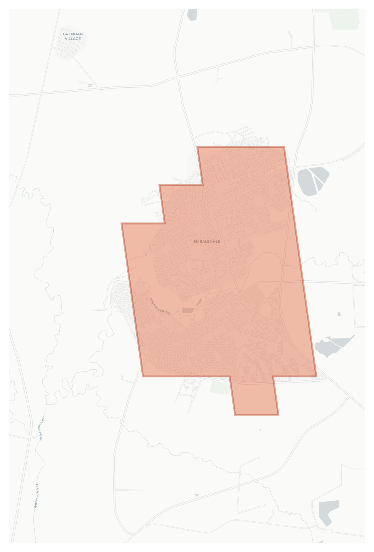eMbalenhle geographic map