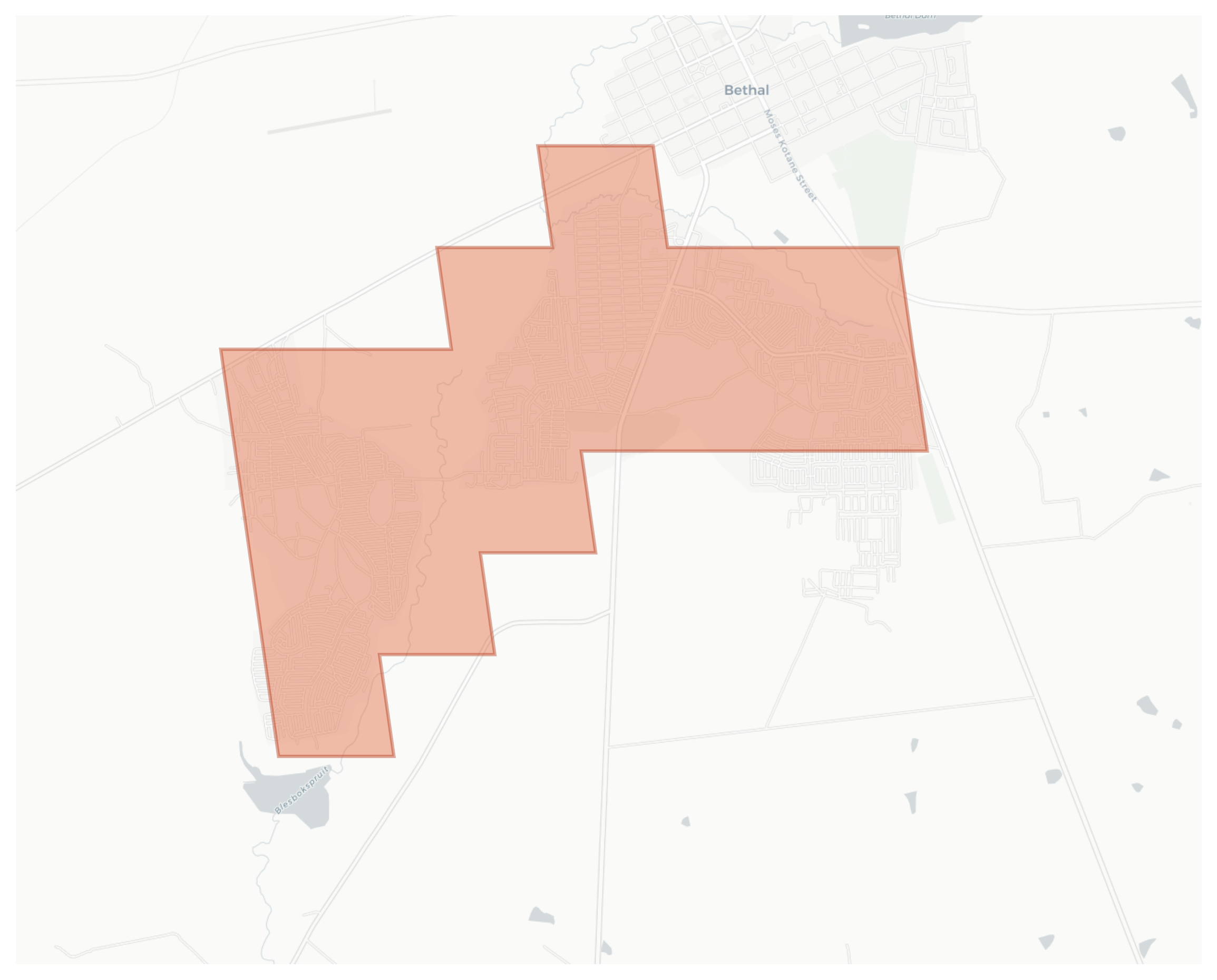 eMzinoni geographic map