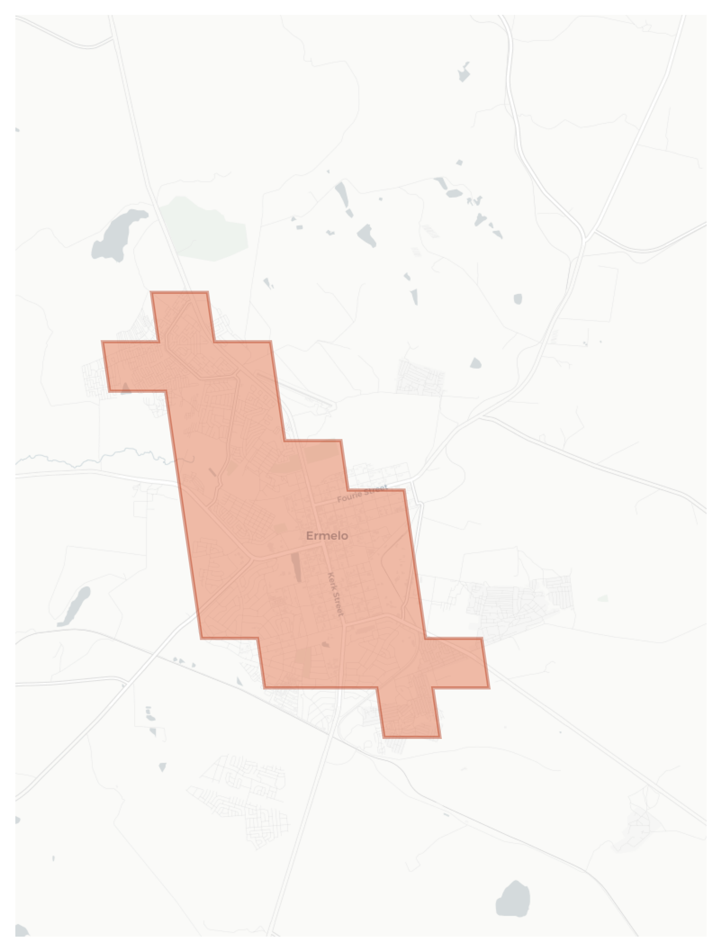 Ermelo geographic map
