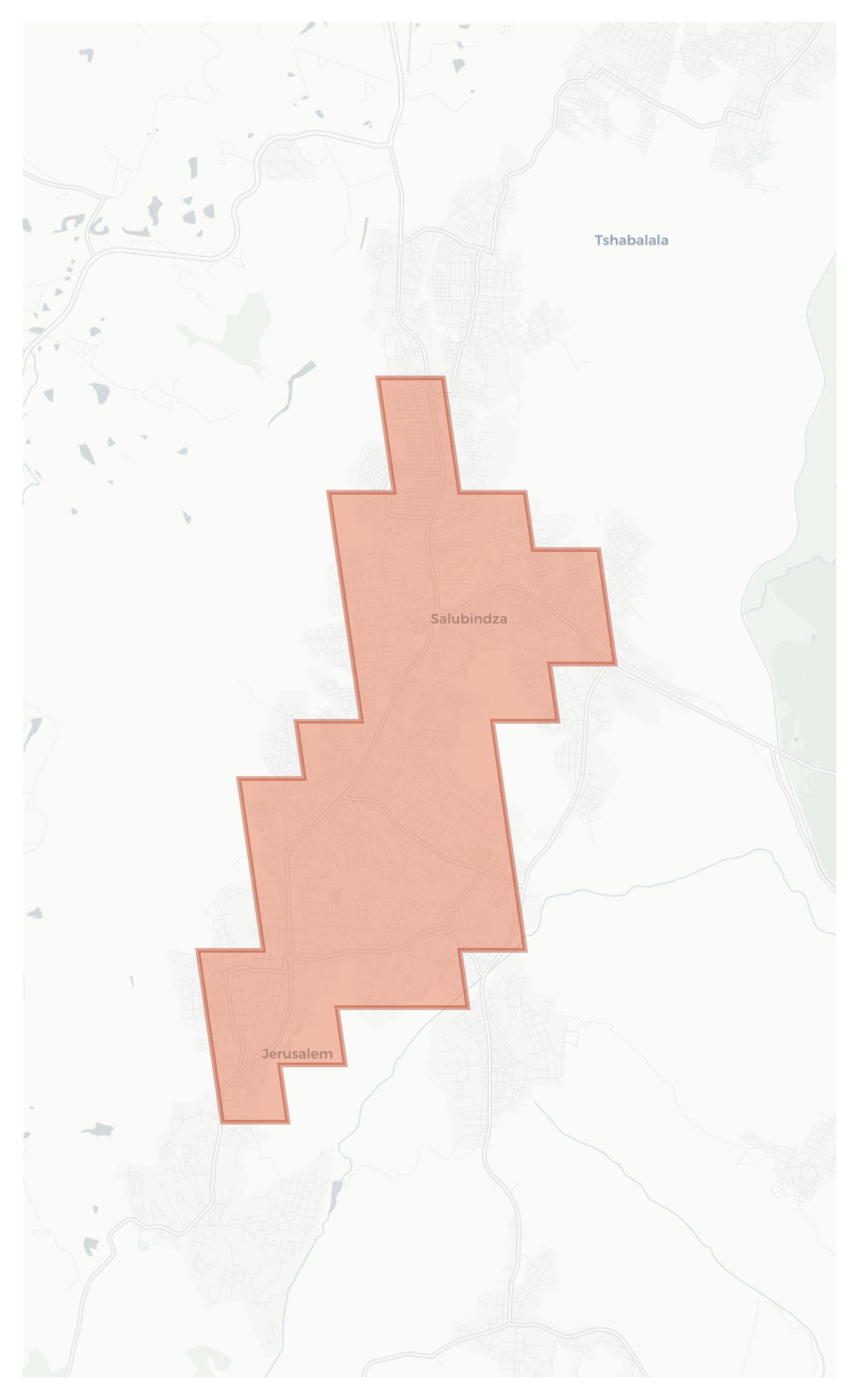 Jerusalem geographic map
