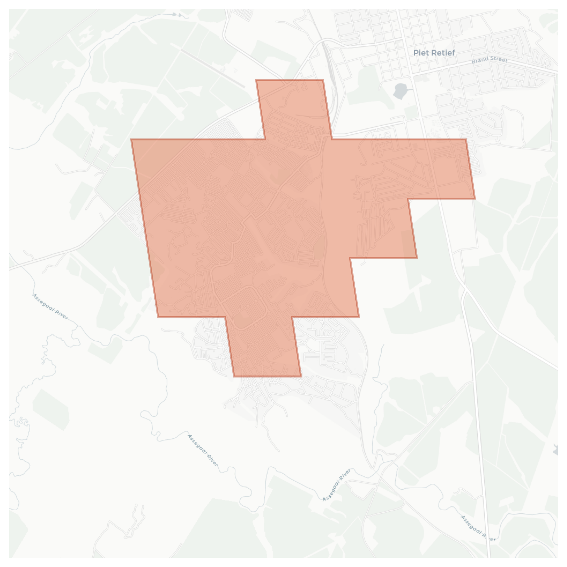 Kempville geographic map