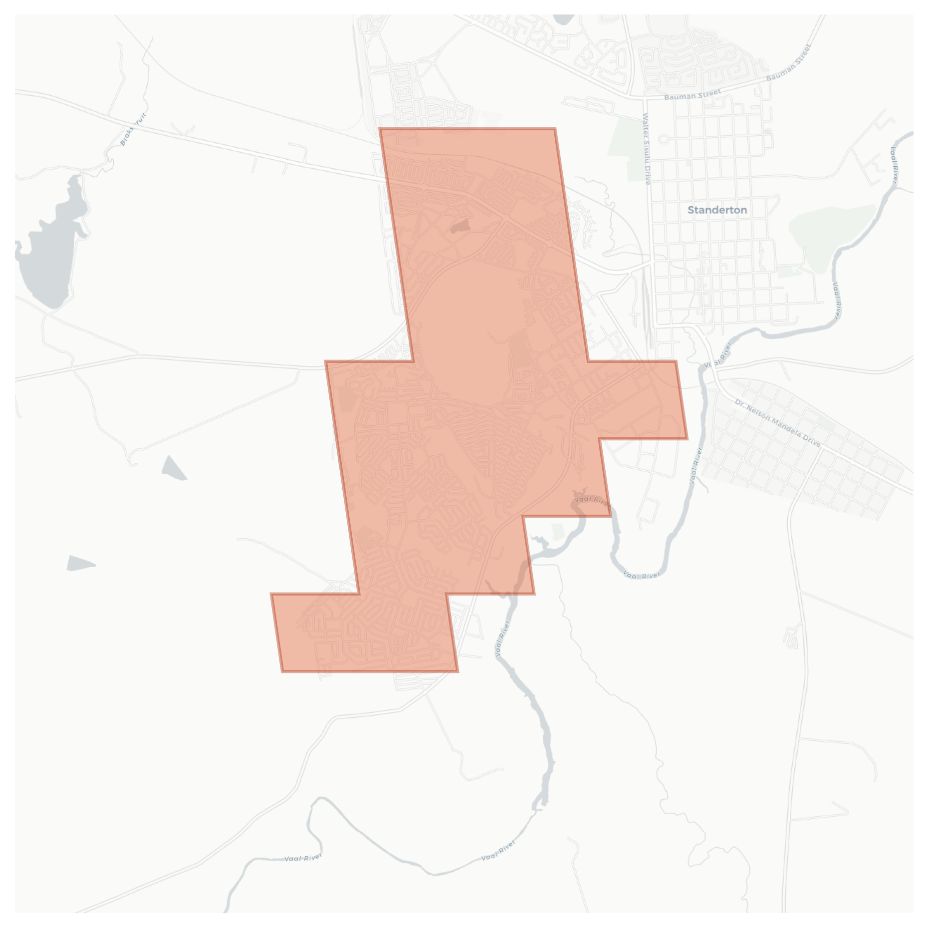 Sakhile geographic map