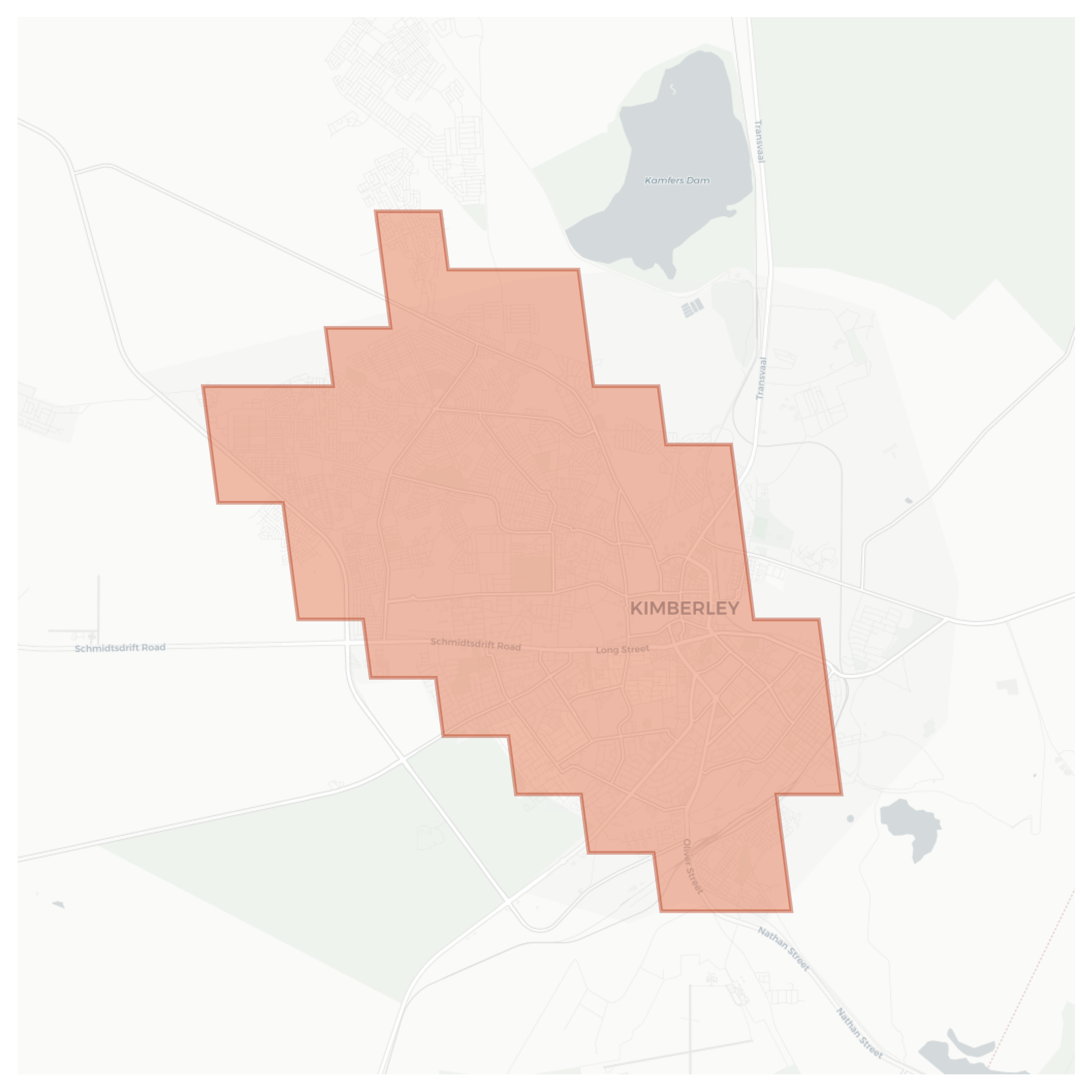 Kimberley geographic map