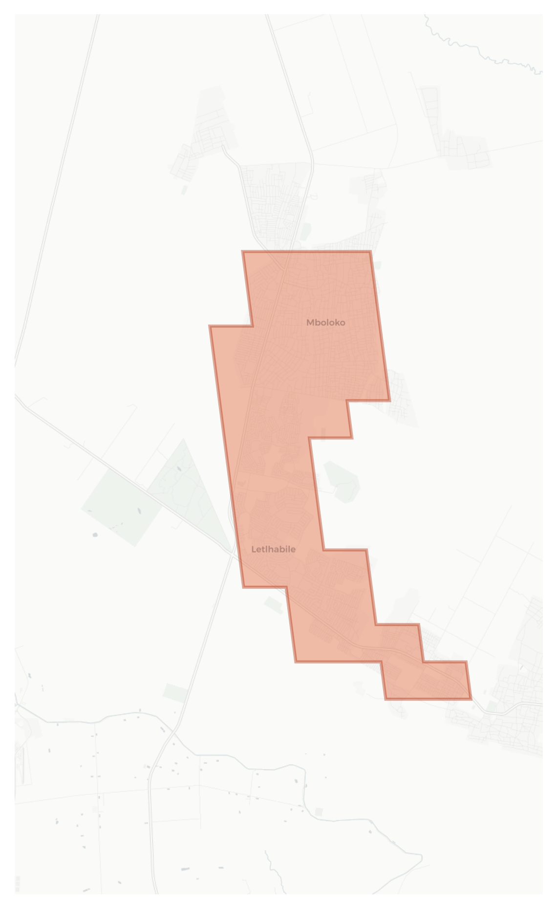 Mboloko geographic map