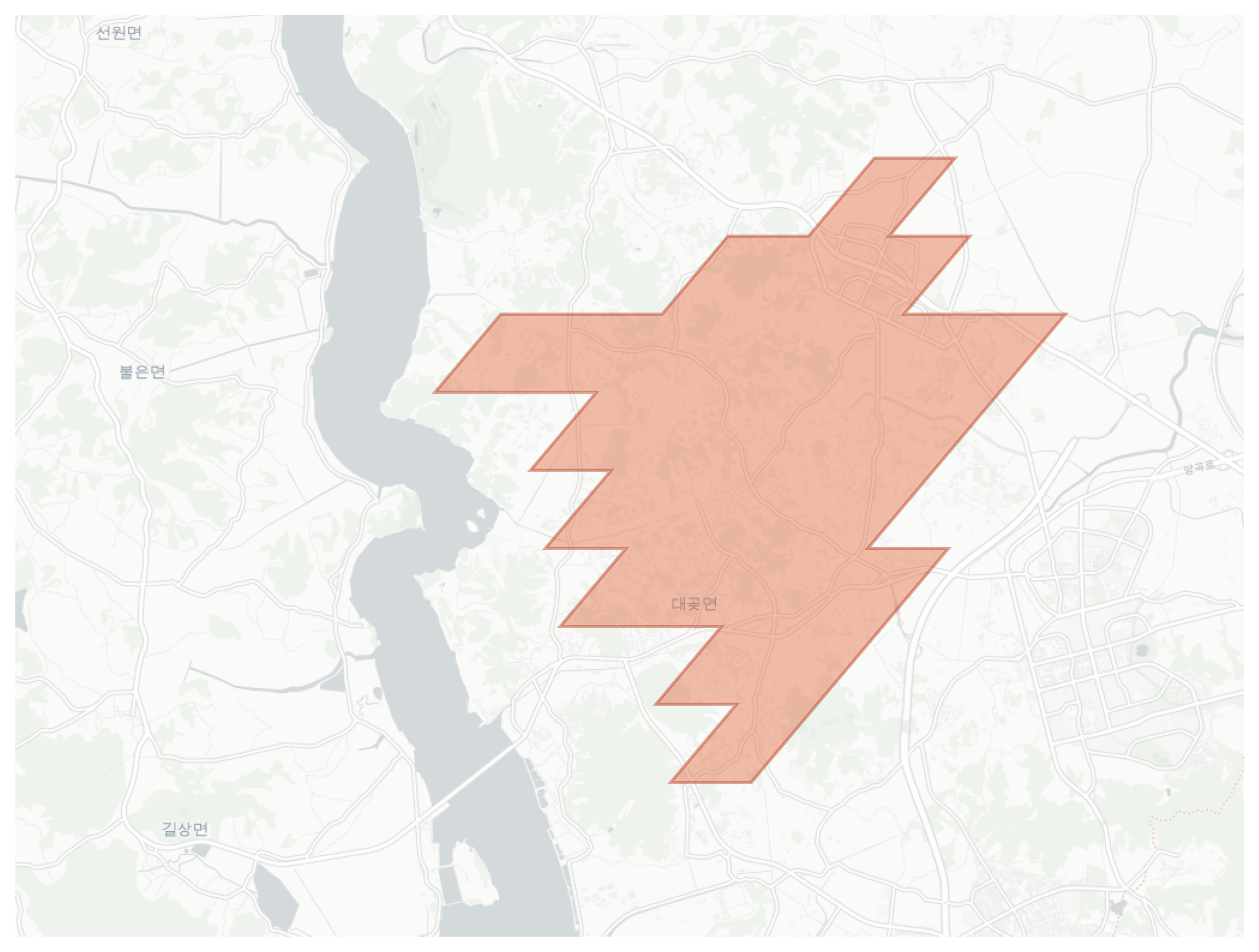 Daegot geographic map