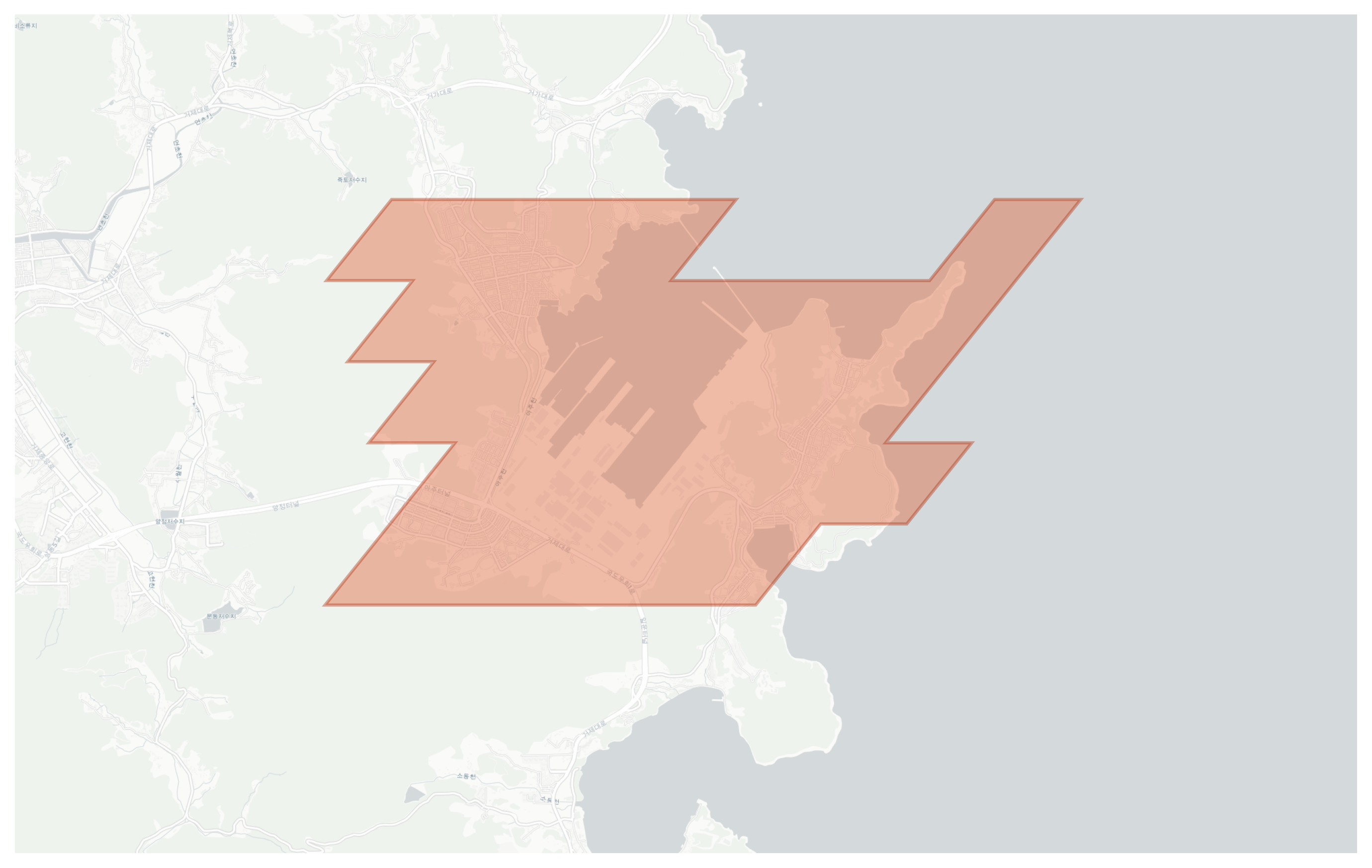 Ayang geographic map