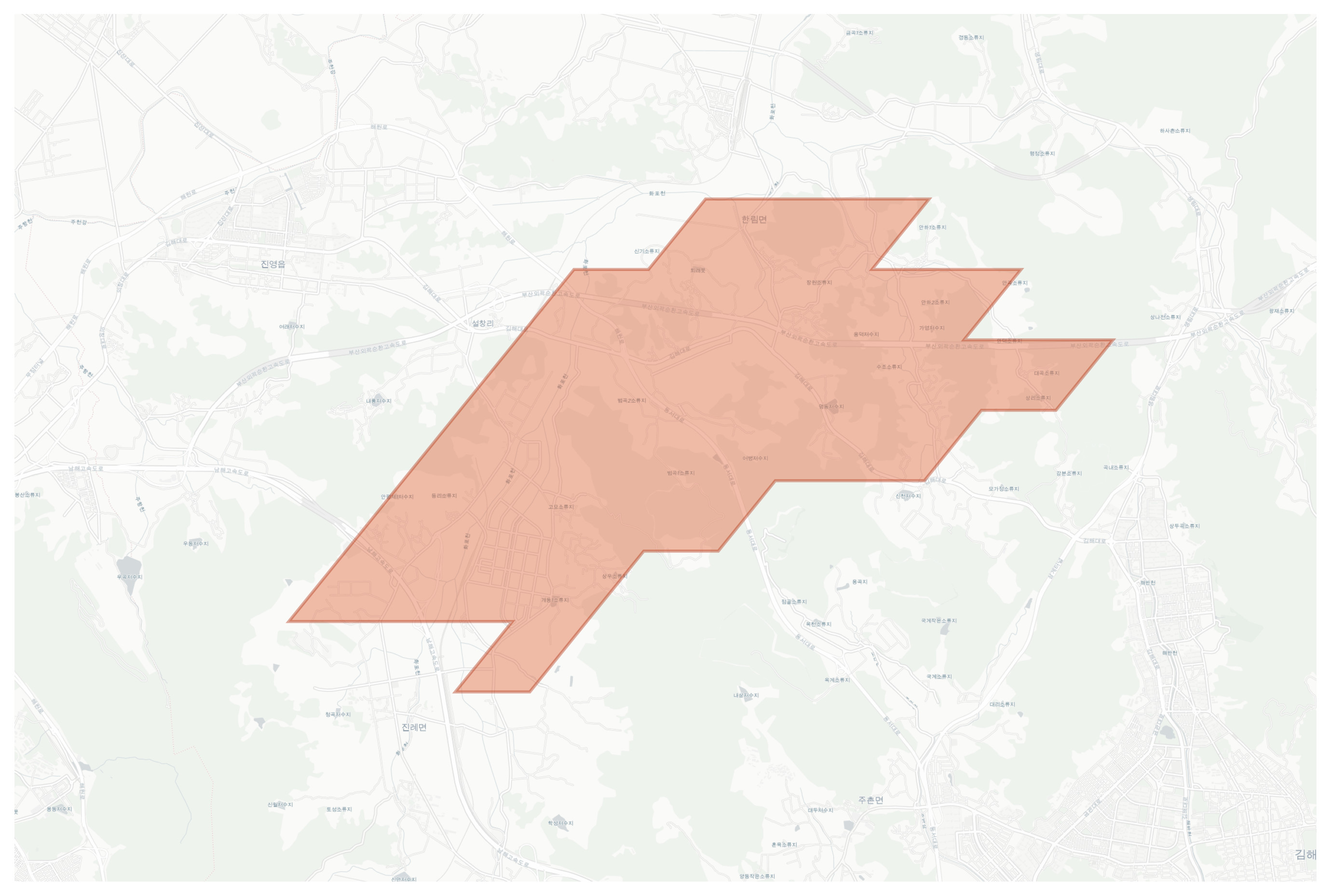 Hallim-myeon geographic map