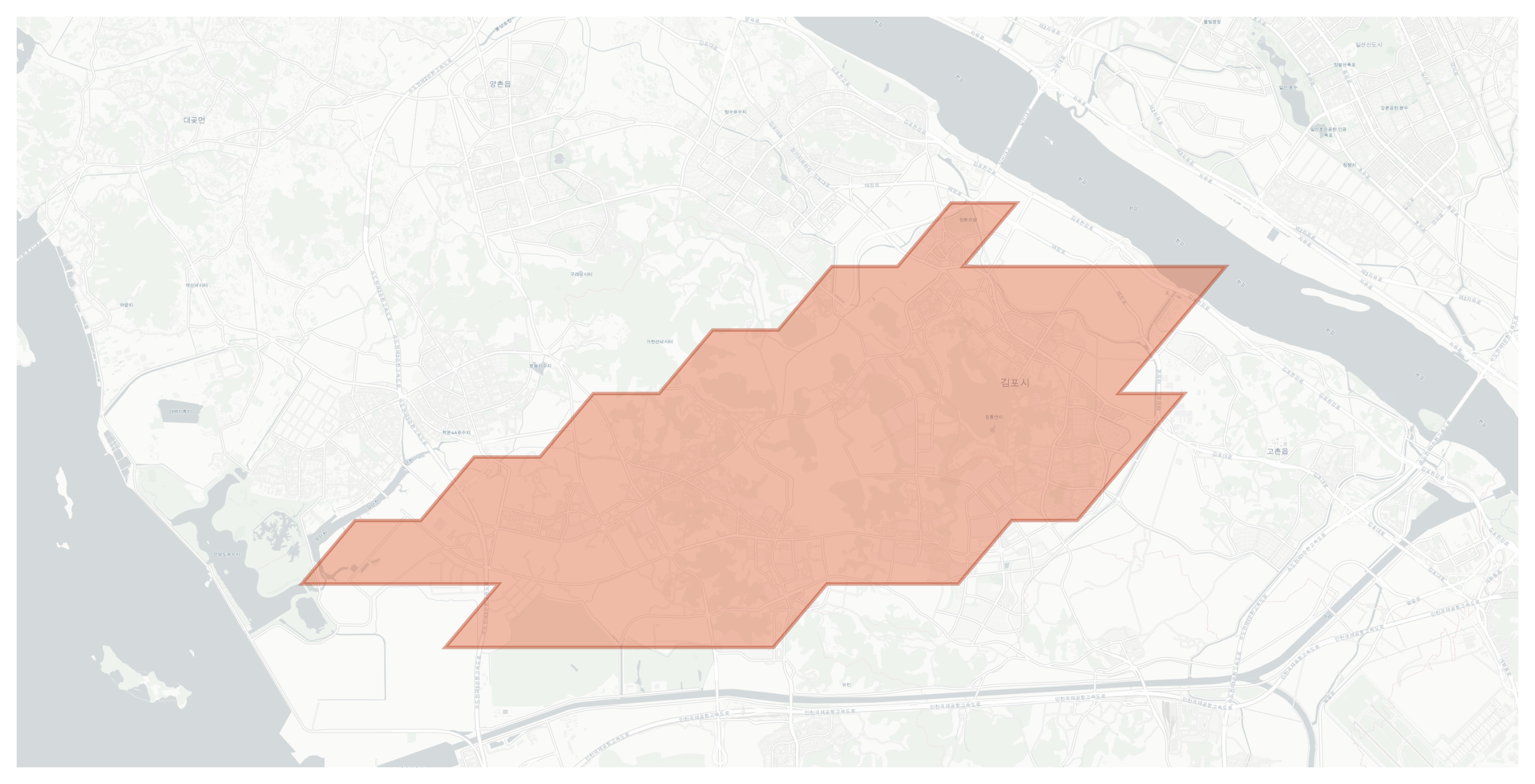 Gimpo geographic map