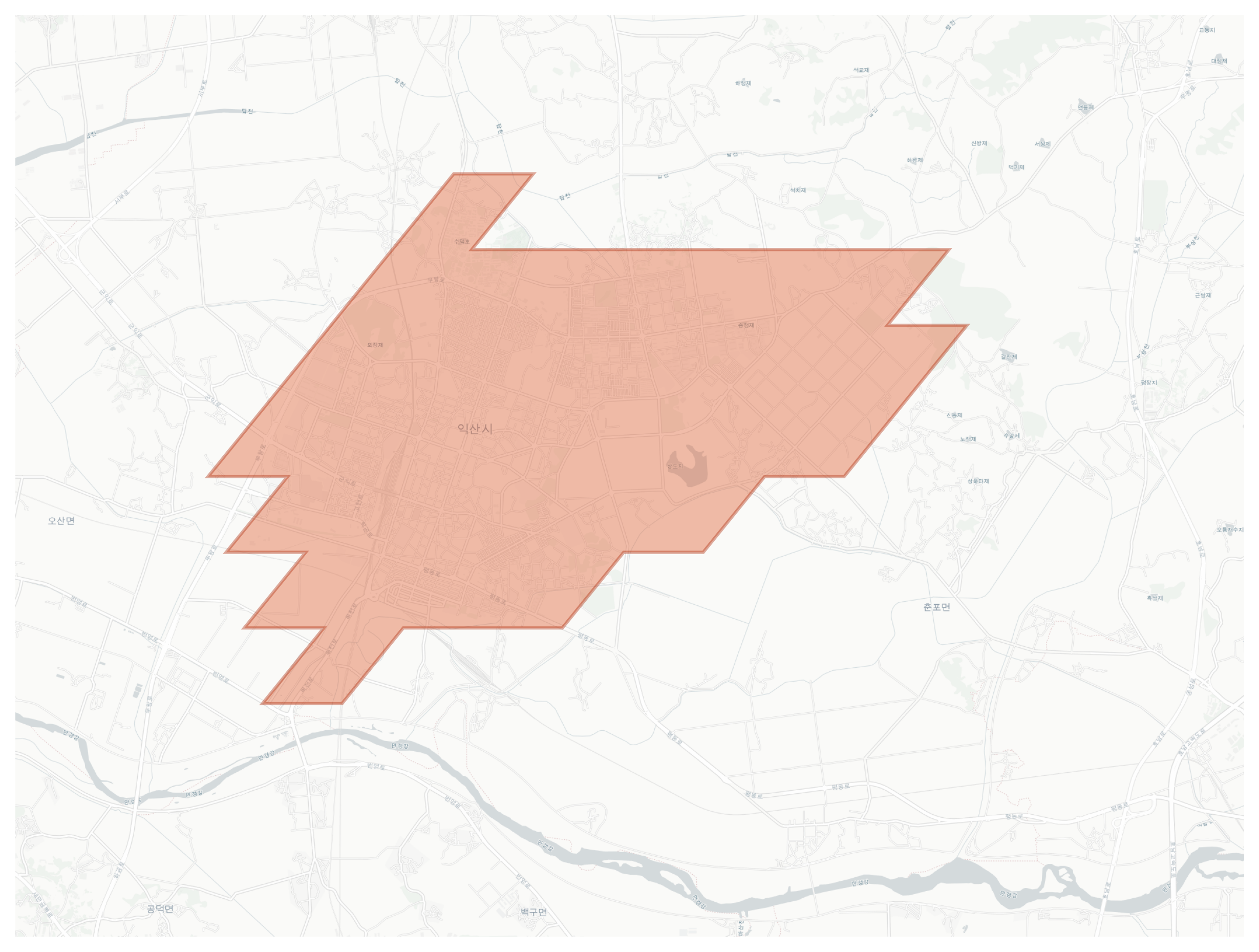 Iksan-si geographic map